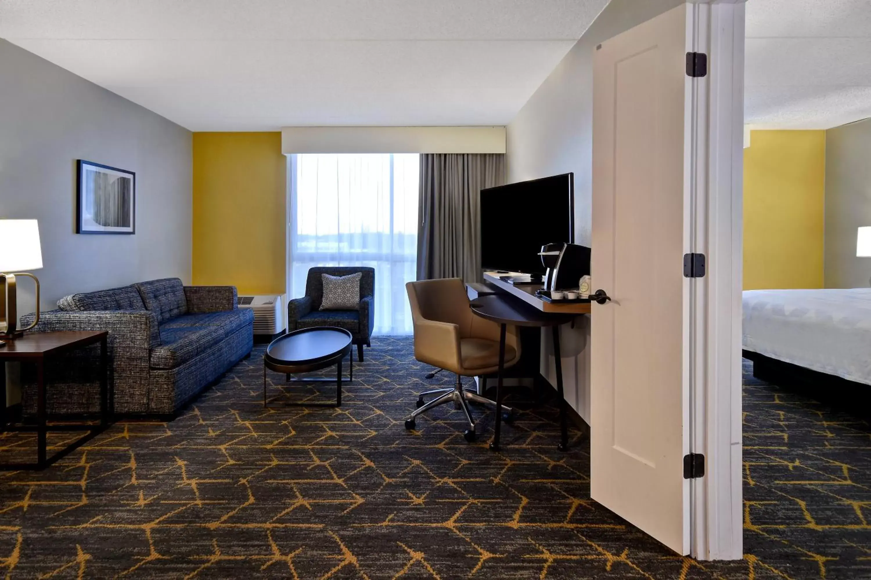 Photo of the whole room, TV/Entertainment Center in Holiday Inn Philadelphia-Cherry Hill, an IHG Hotel
