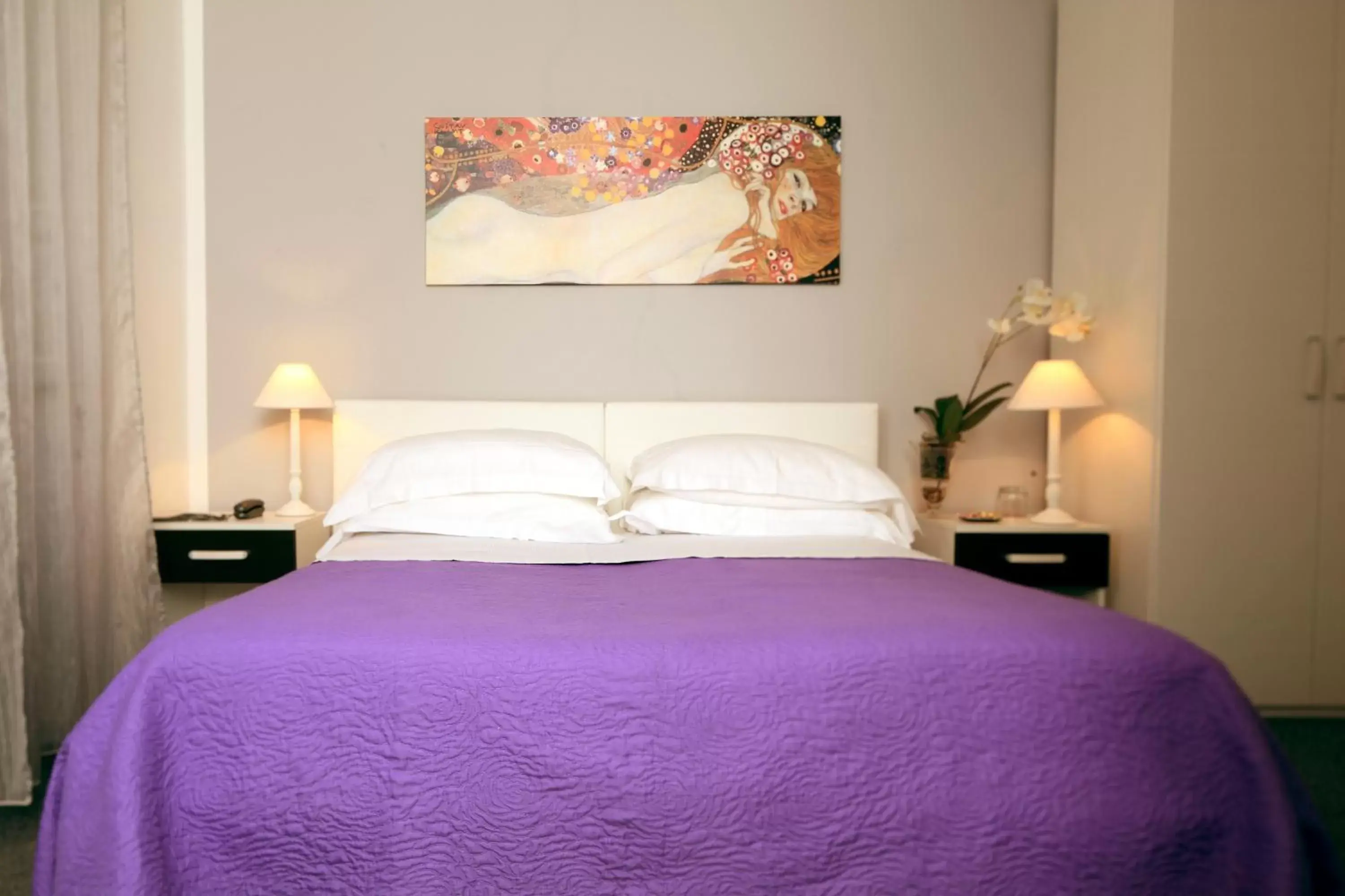 Bed in Villa Pirandello
