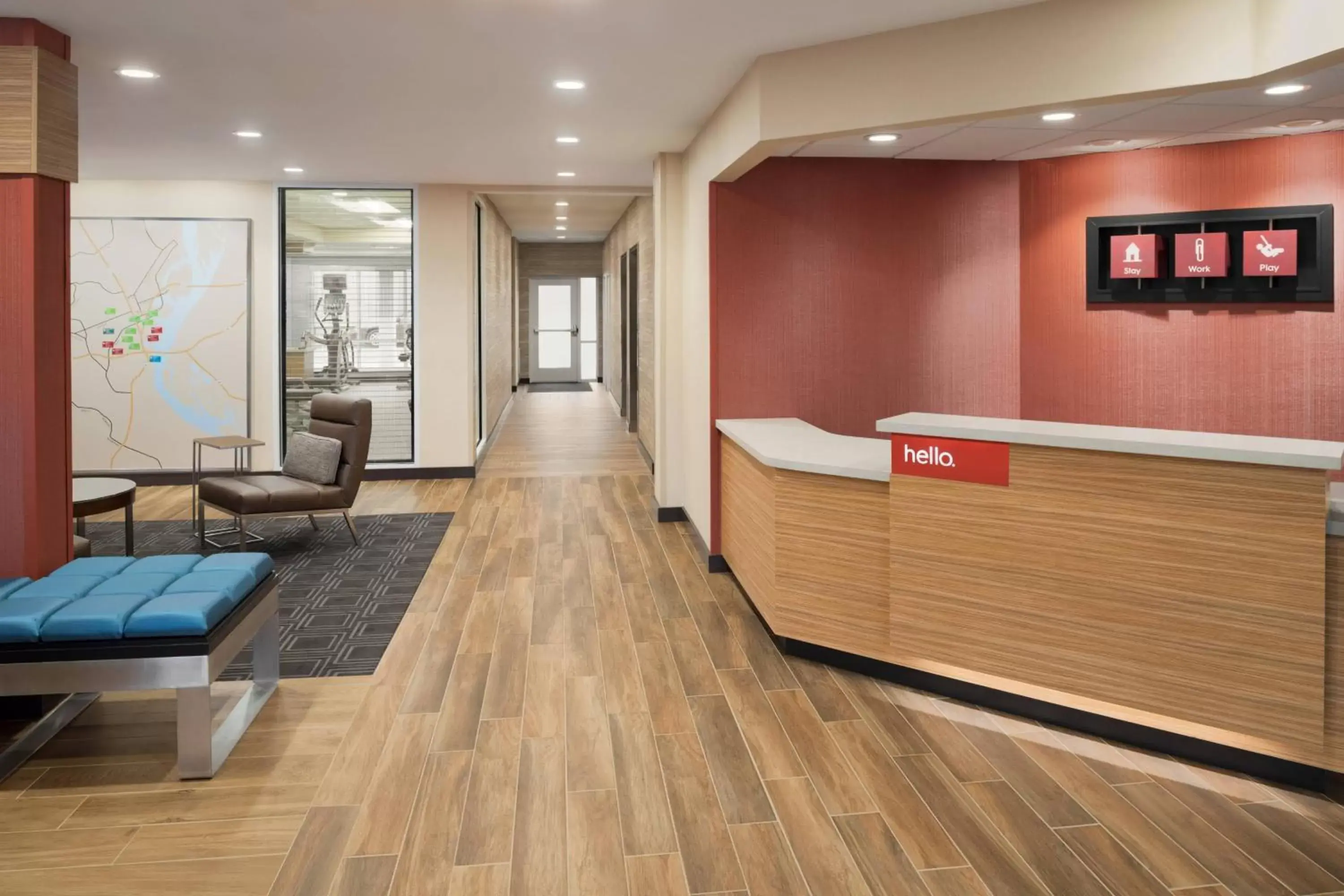 Lobby or reception, Lobby/Reception in TownePlace Suites by Marriott Dubuque Downtown