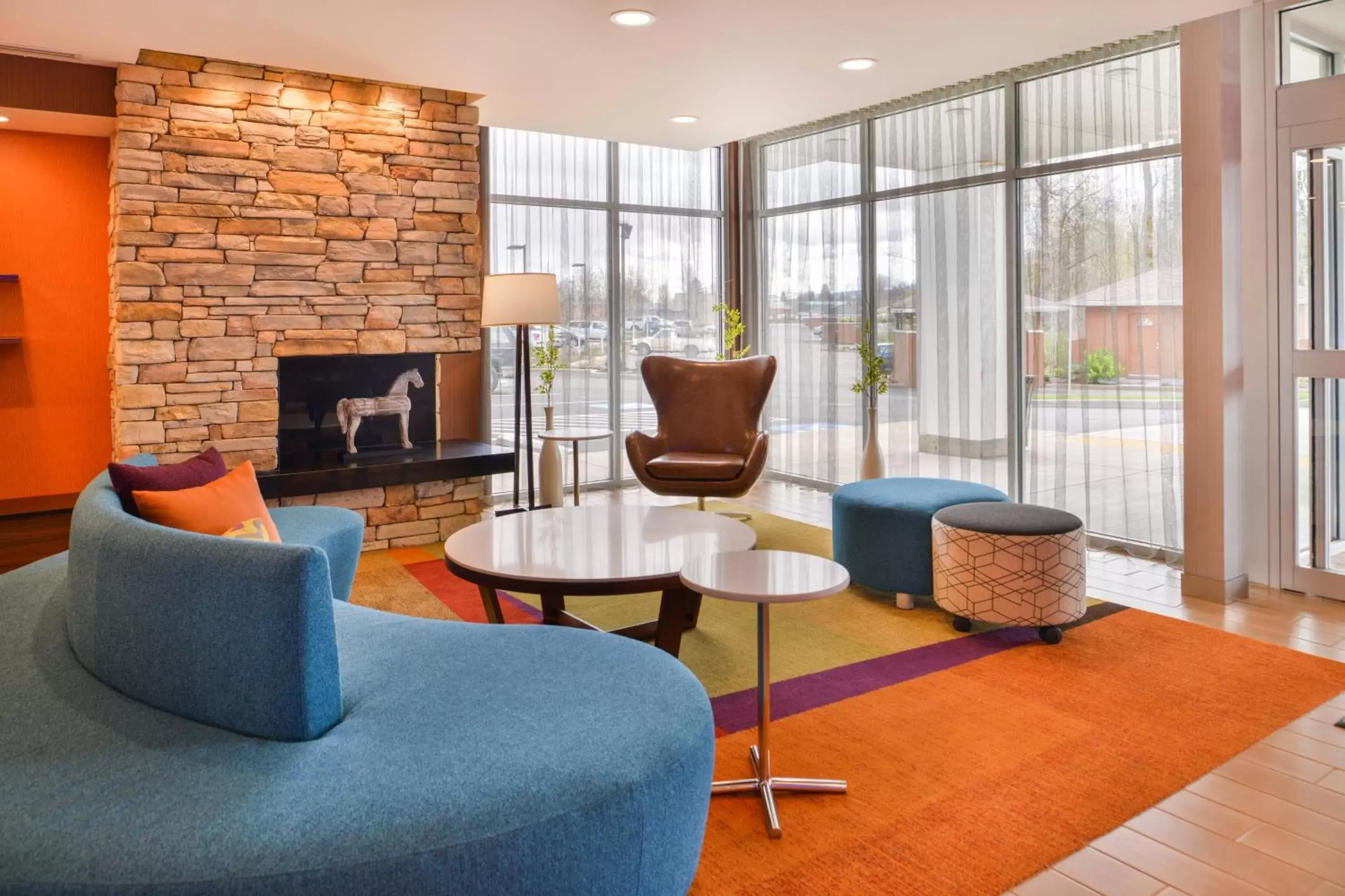 Lobby or reception, Seating Area in Fairfield Inn & Suites by Marriott Eugene East/Springfield