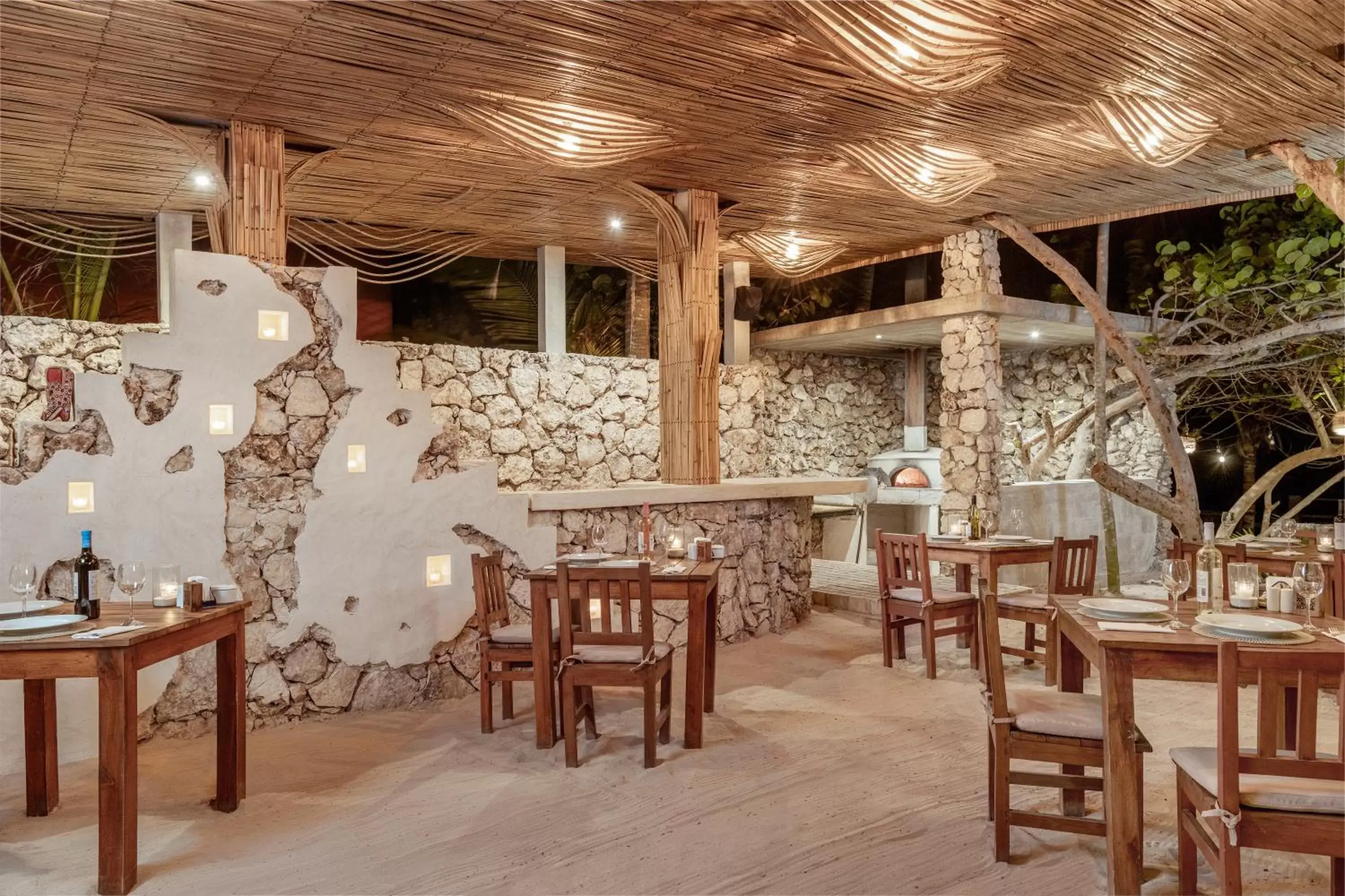 Restaurant/Places to Eat in Dos Ceibas Tulum Feel Good Hotel