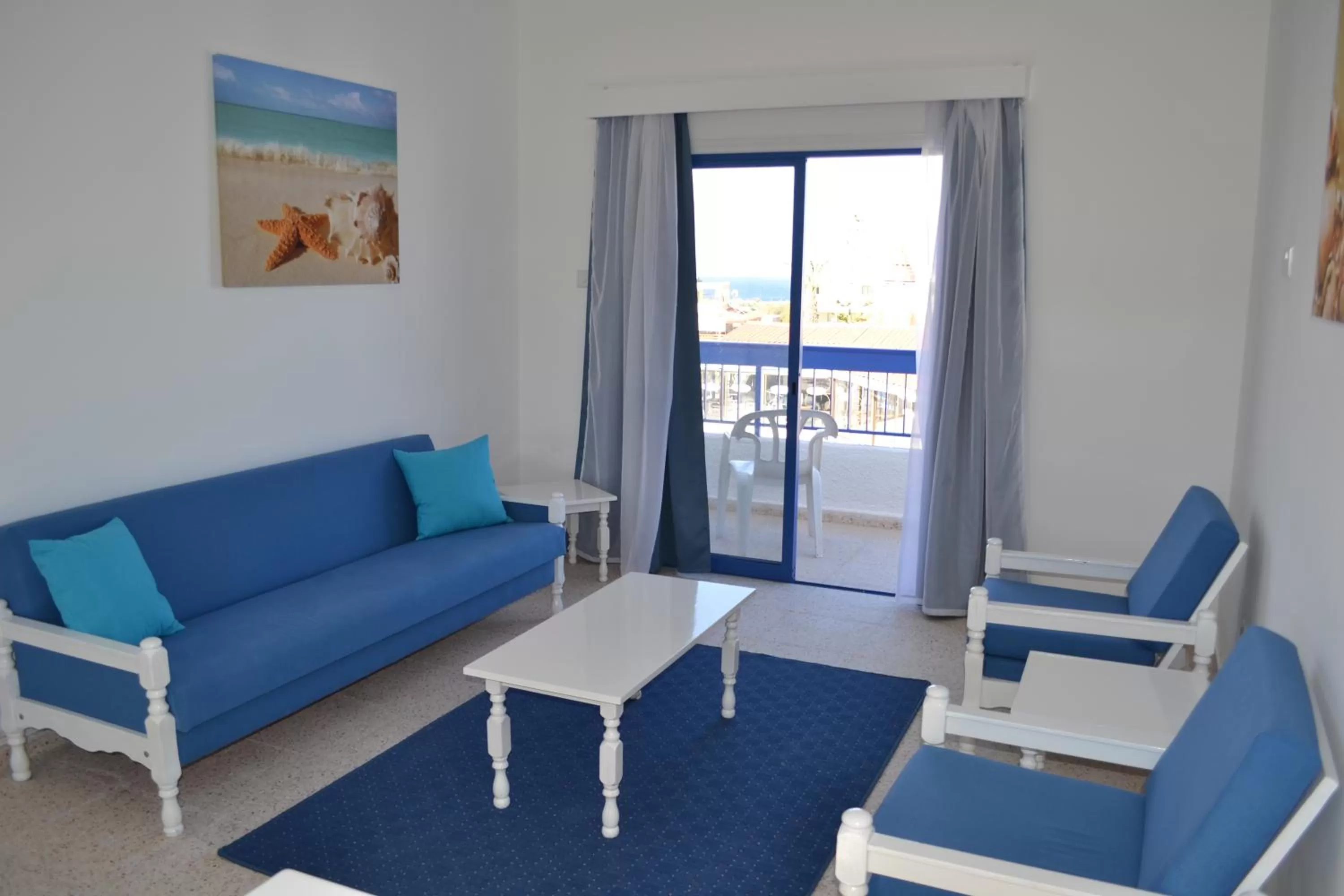 Living room in Flokkas Hotel Apartments