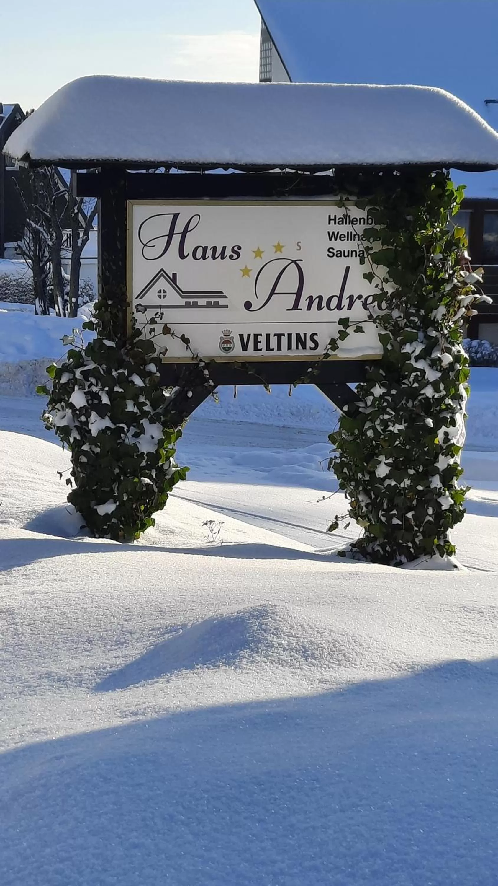 Property building in Hotel Haus Andrea