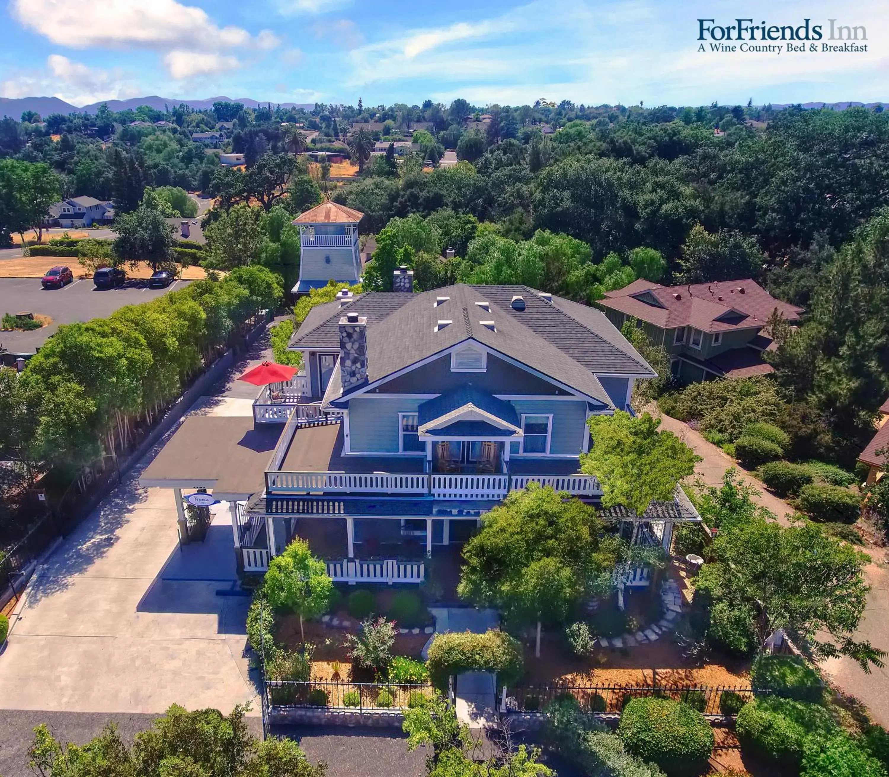 Bird's eye view, Bird's-eye View in ForFriends Inn Wine Country Bed and Breakfast