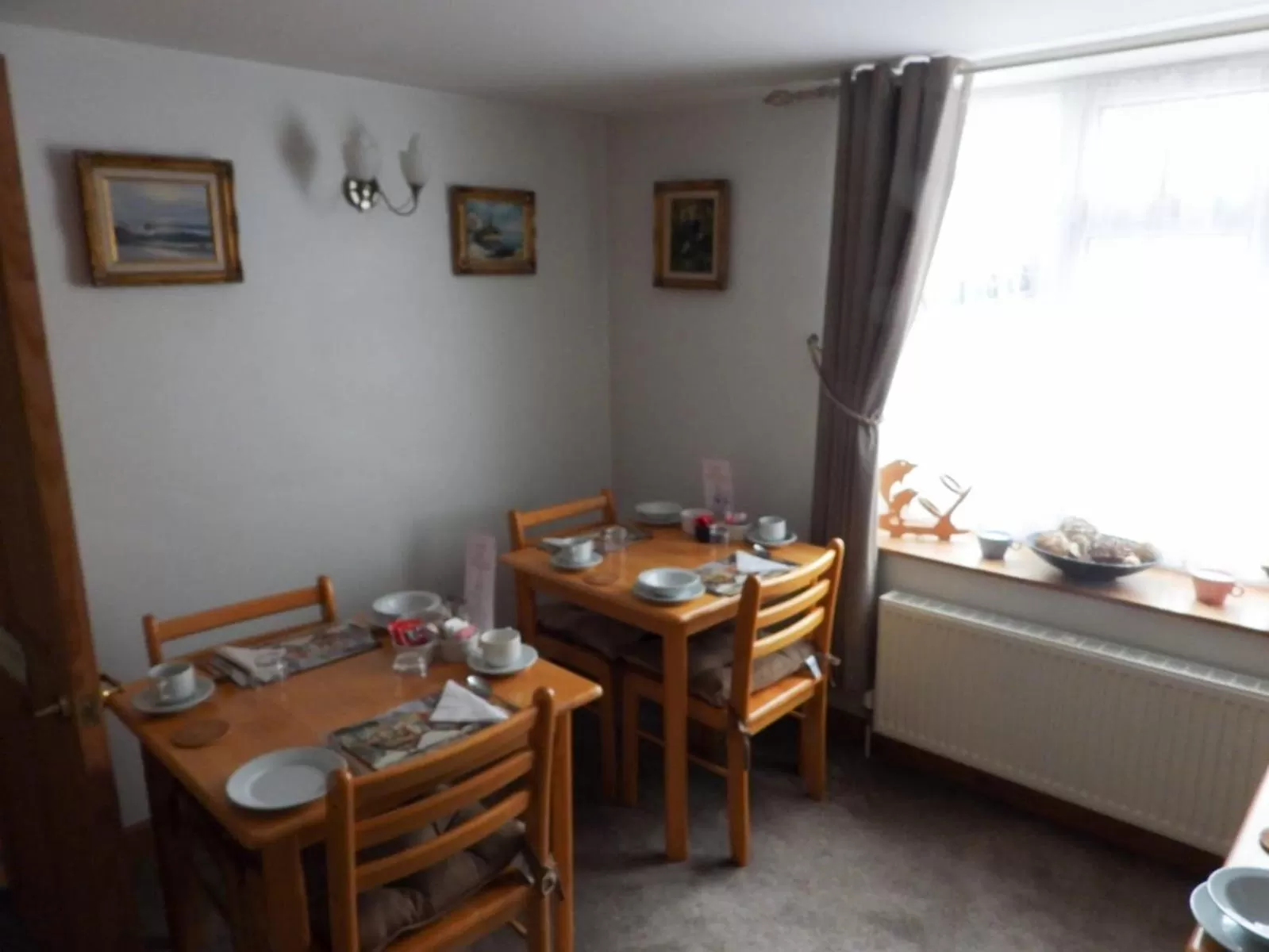 Dining area in Crab pot cottage