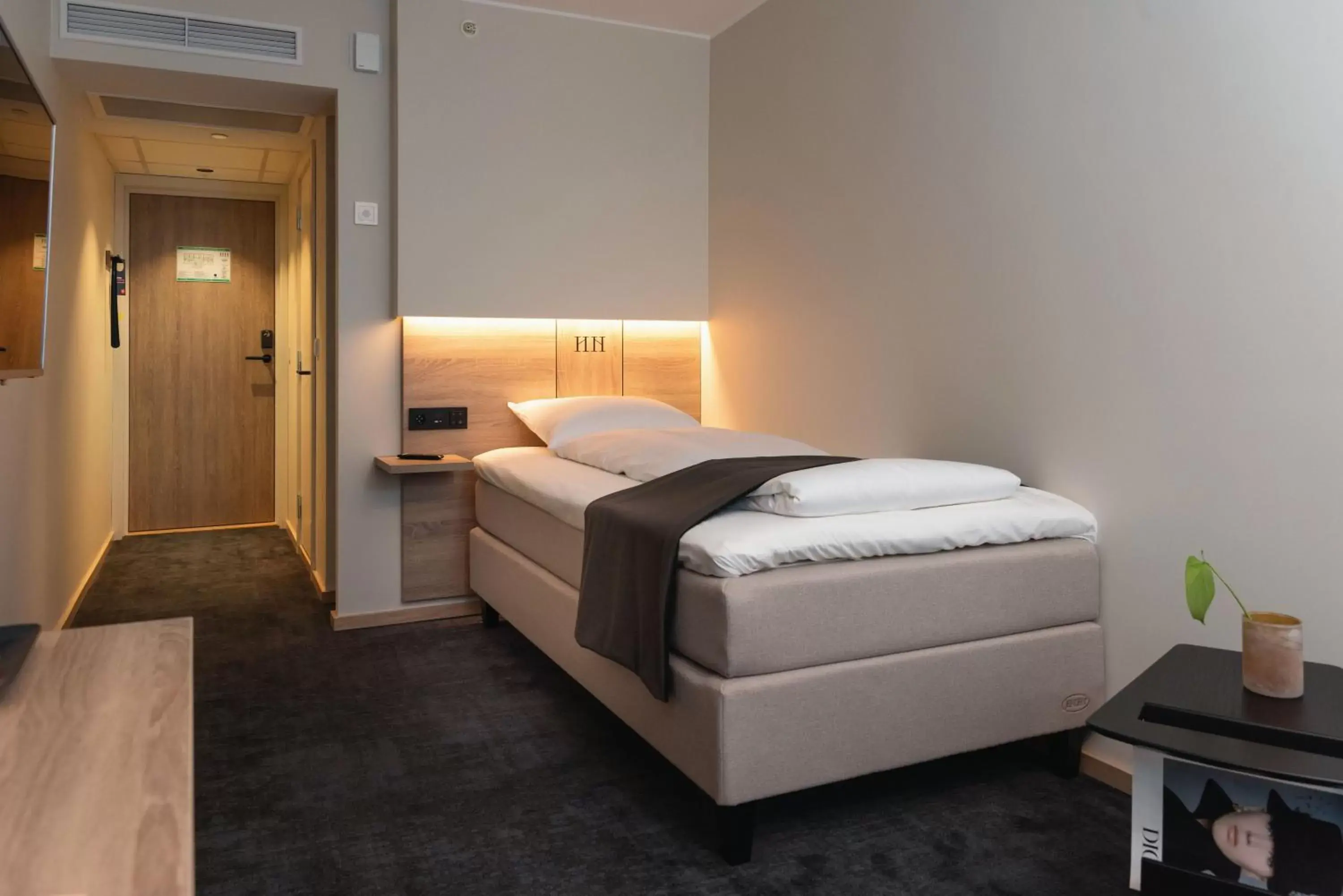 Bed in Thon Partner Hotel Norge