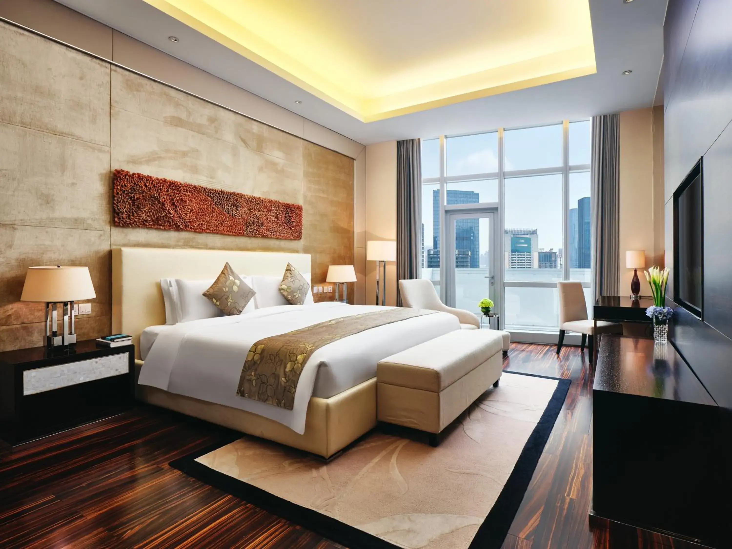 Photo of the whole room, Room Photo in Intercontinental Residences Chengdu City Center