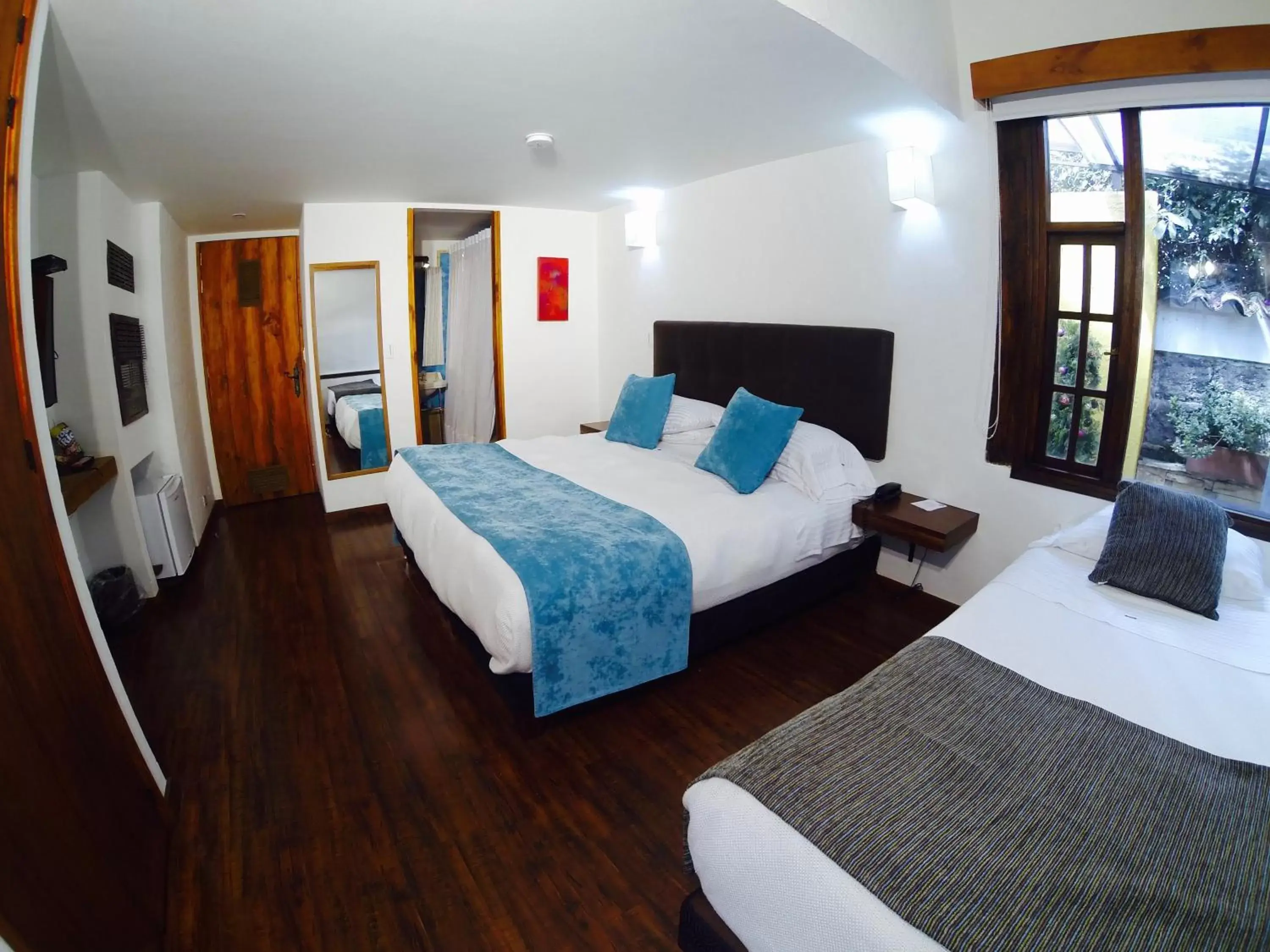 Decorative detail, Bed in Hotel Casona Usaquen