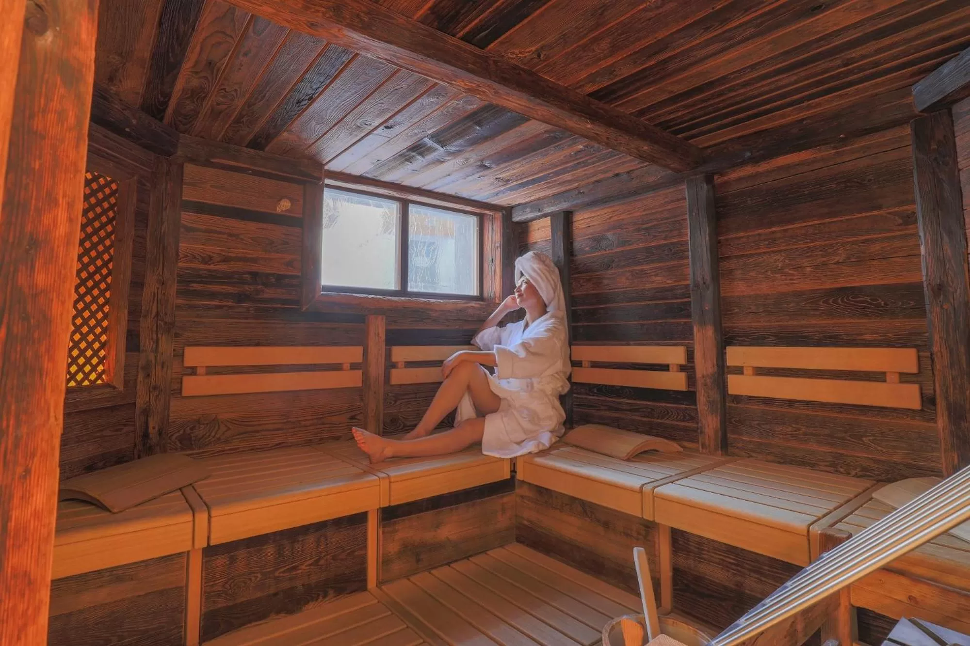 Hot Tub in Hotel Alpin Superior