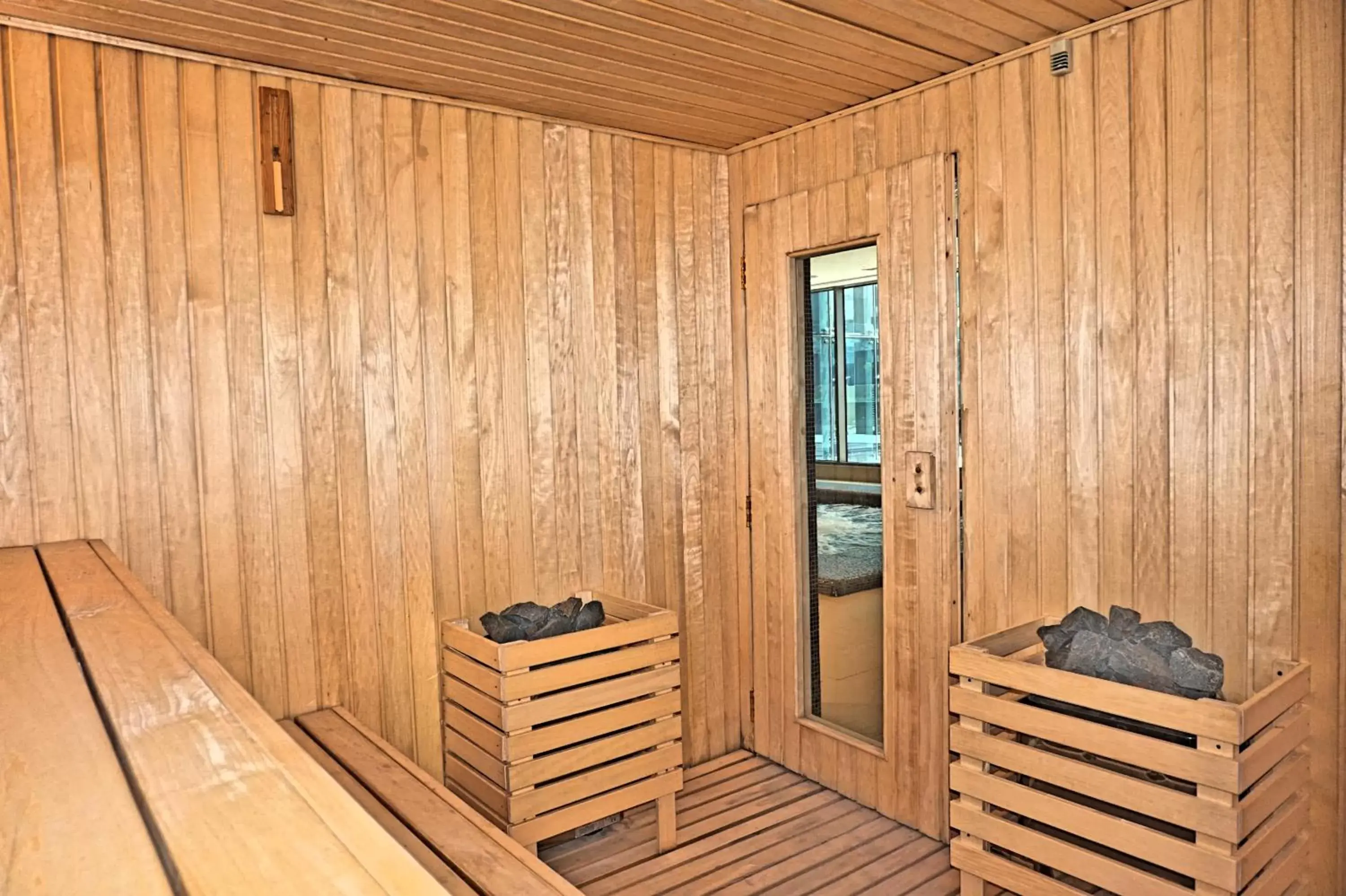 Sauna in Wyndham Doha West Bay