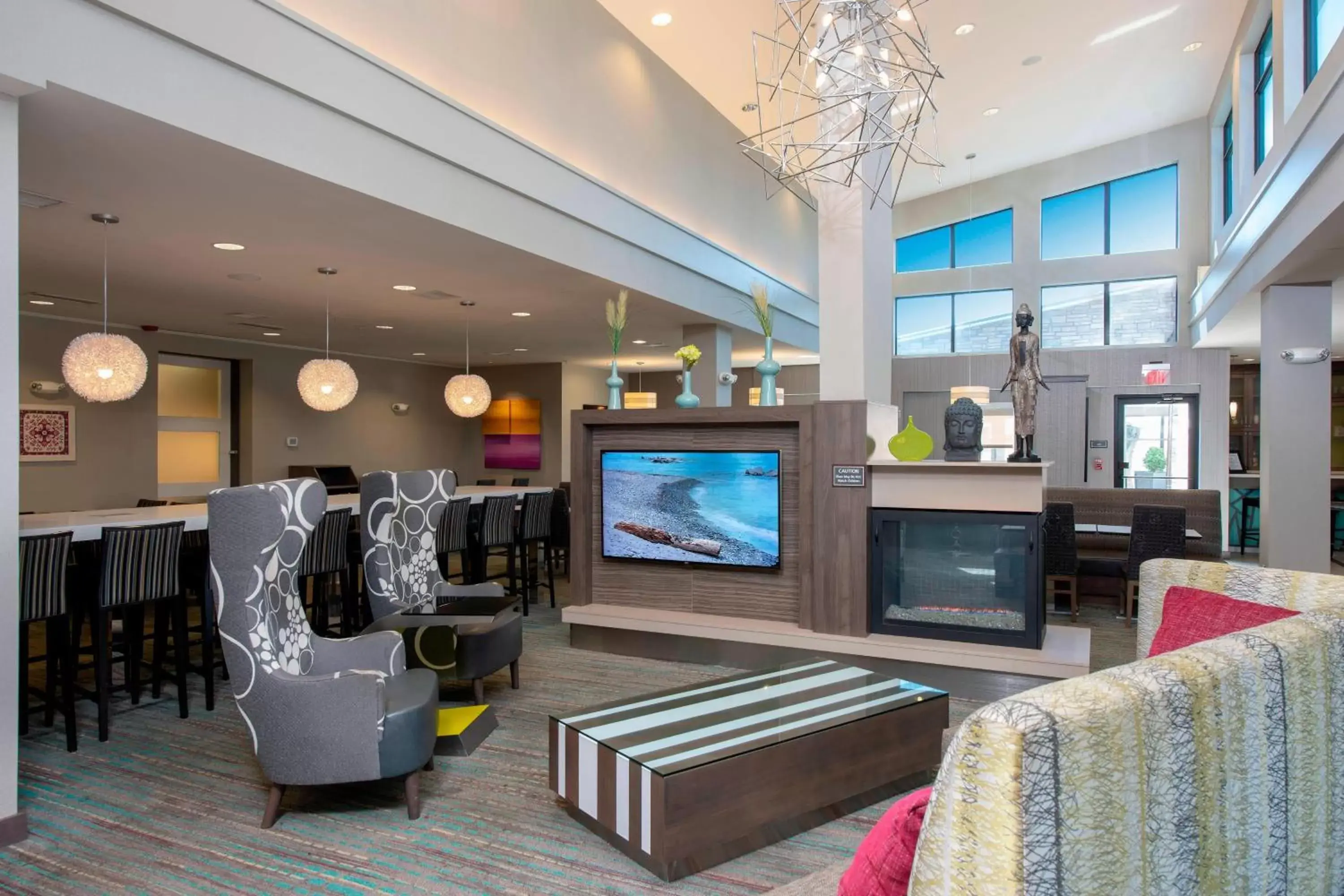 Lobby or reception, Seating Area in Residence Inn by Marriott Akron South/Green