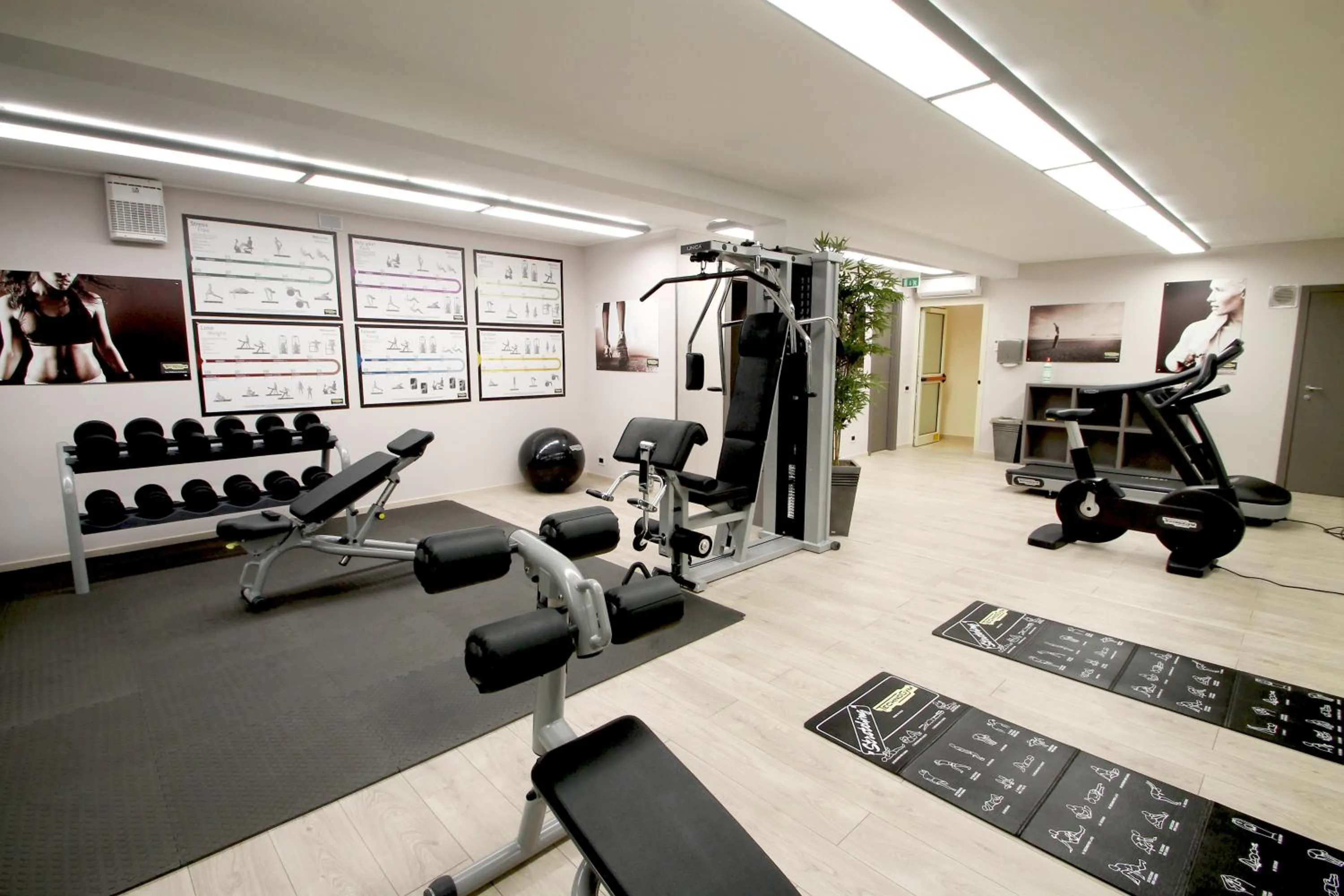 Fitness centre/facilities in Hotel Villa Tirreno