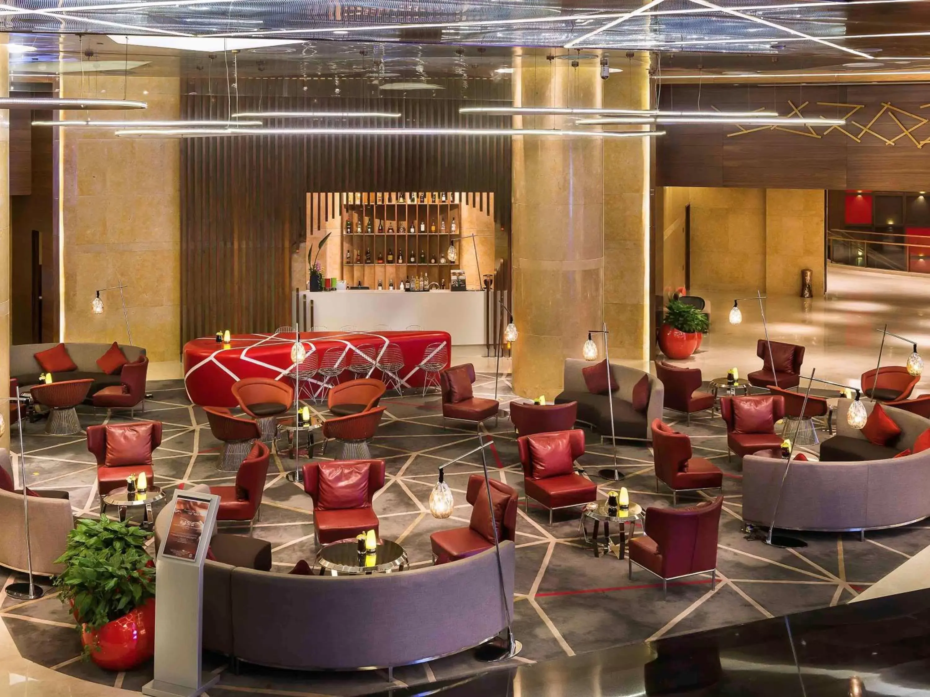 Lounge or bar, Restaurant/Places to Eat in Pullman Nanjing Lukou Airport