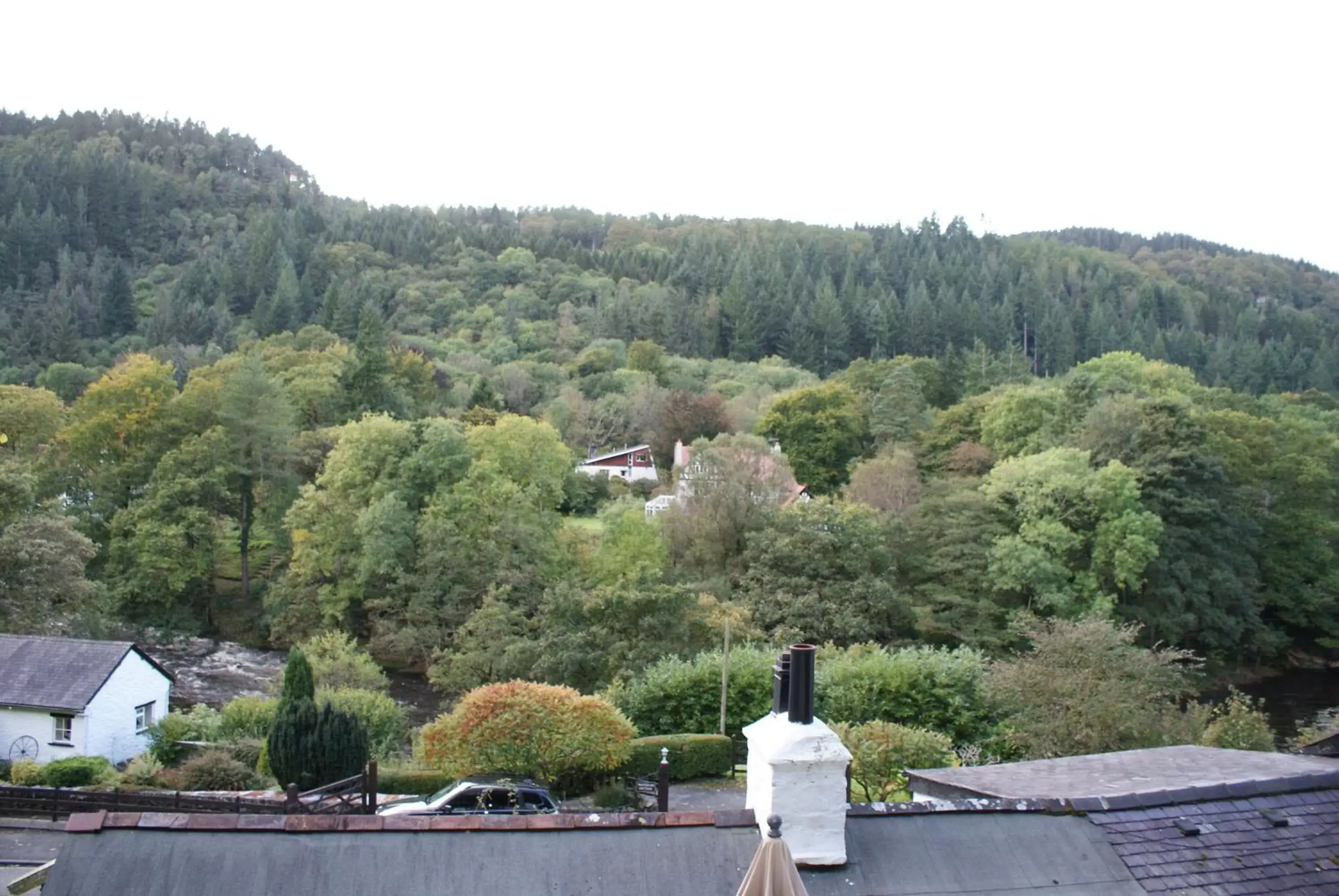 Mountain view in Ty Gwyn Hotel
