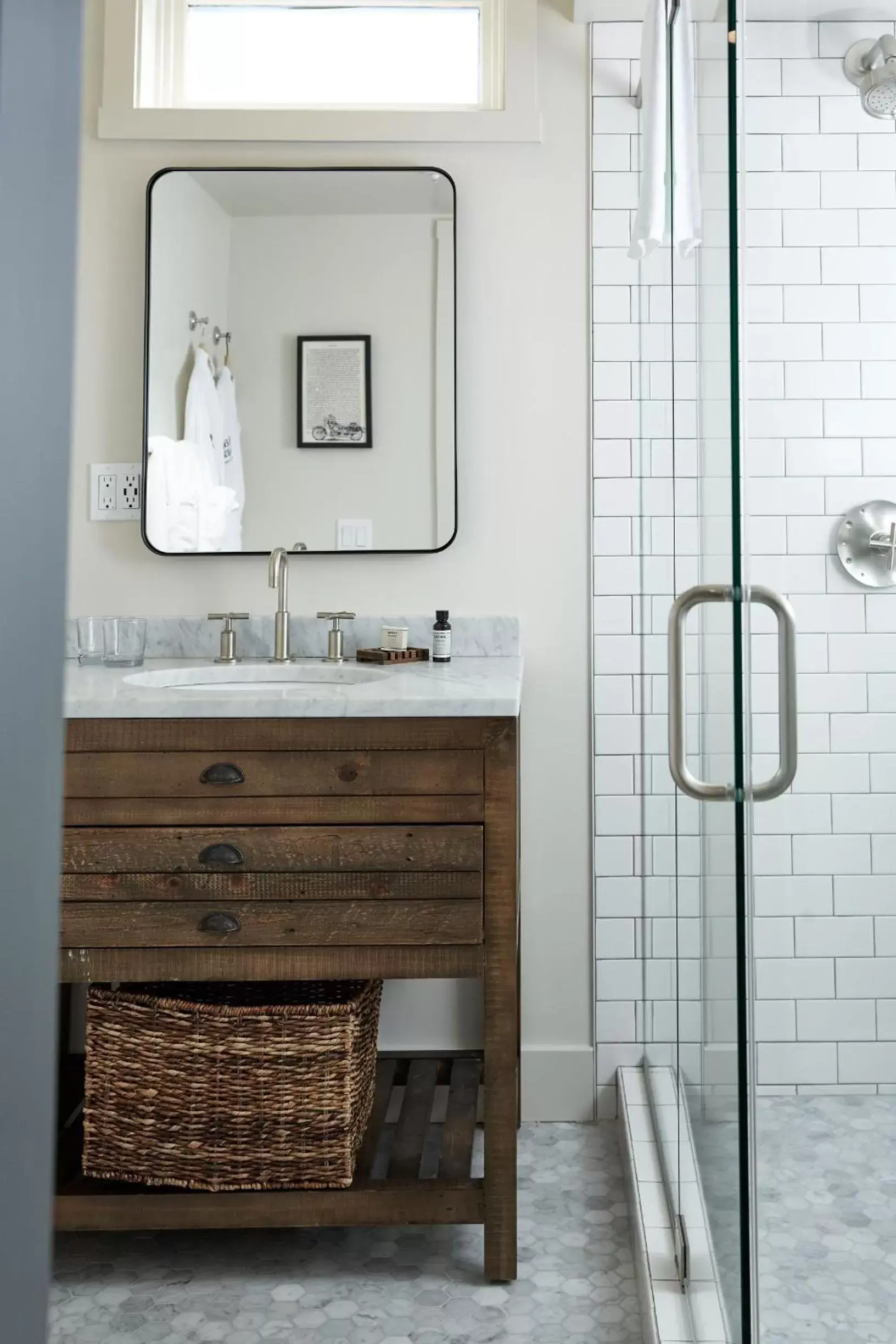 Shower, Bathroom in Olema House at Point Reyes