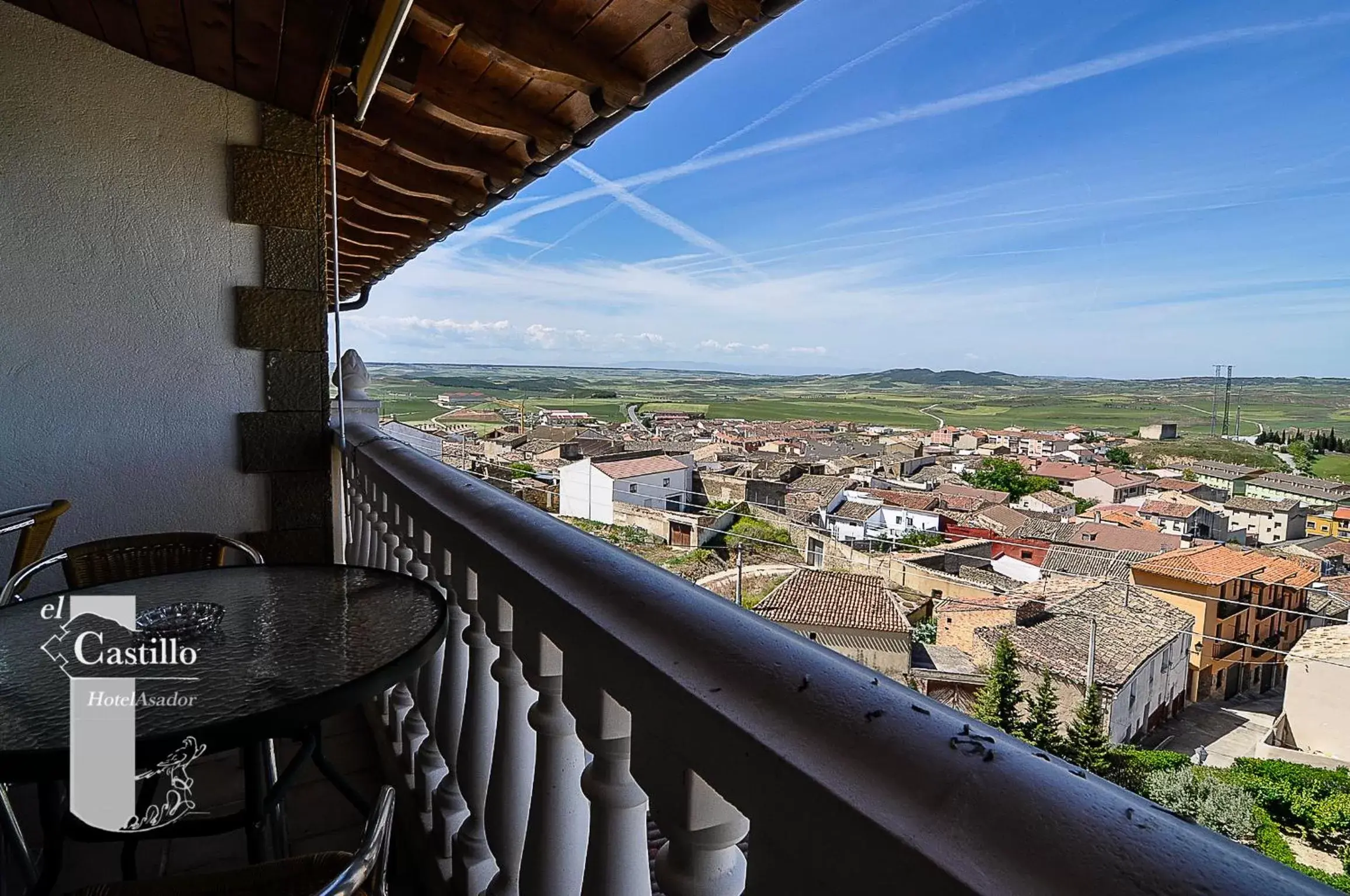 City view, Balcony/Terrace in Hotel Rural el Castillo