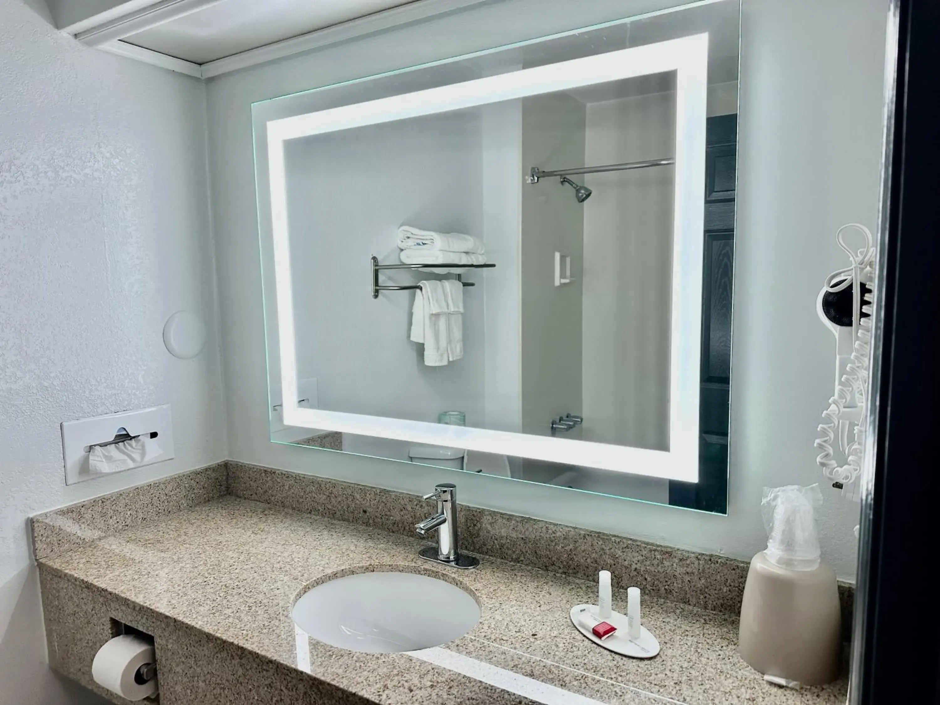 Bathroom in Baymont by Wyndham Kansas City KU Medical Center Bathroom in Baymont by Wyndham Kansas City KU Medical Center