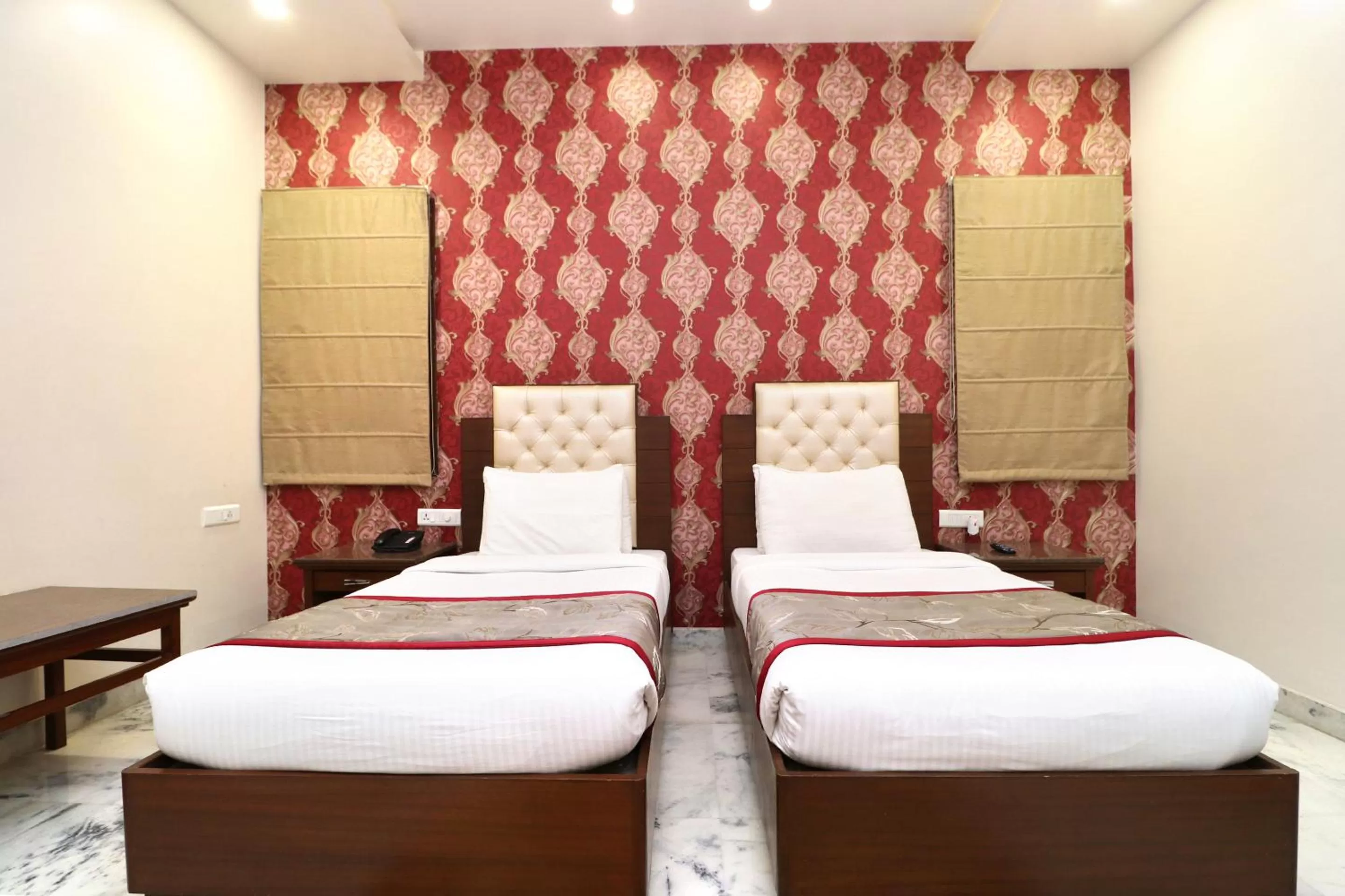 Photo of the whole room, Bed in Hotel Leela Grande