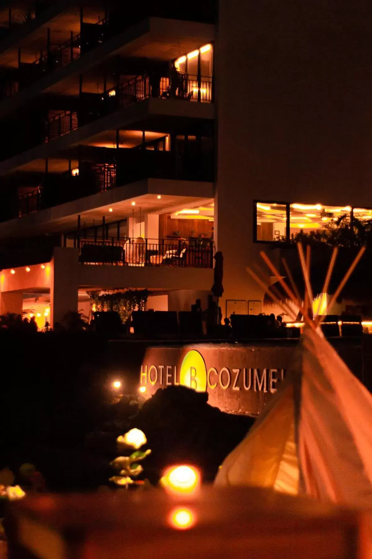 Night in Hotel B Cozumel