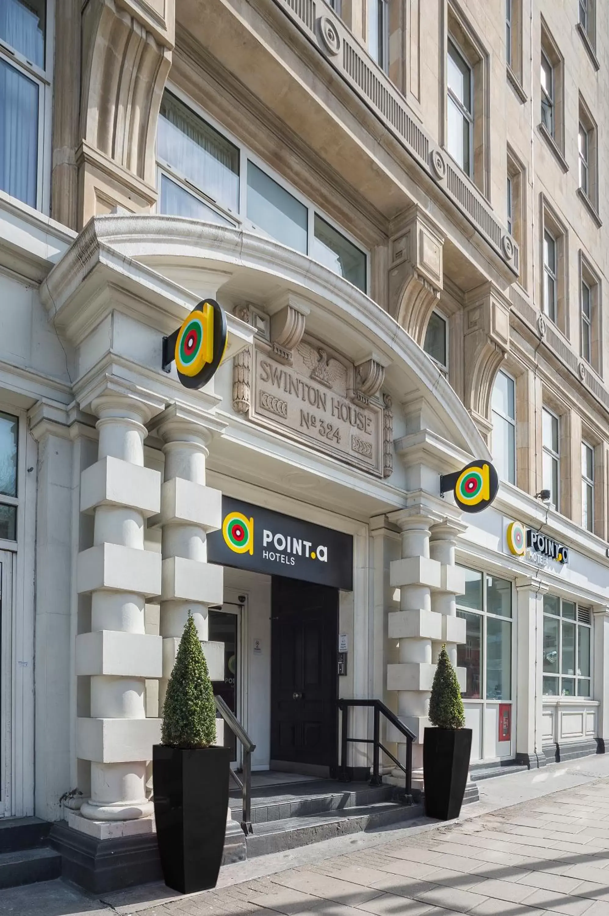 Facade/entrance in Point A Hotel London Kings Cross – St Pancras