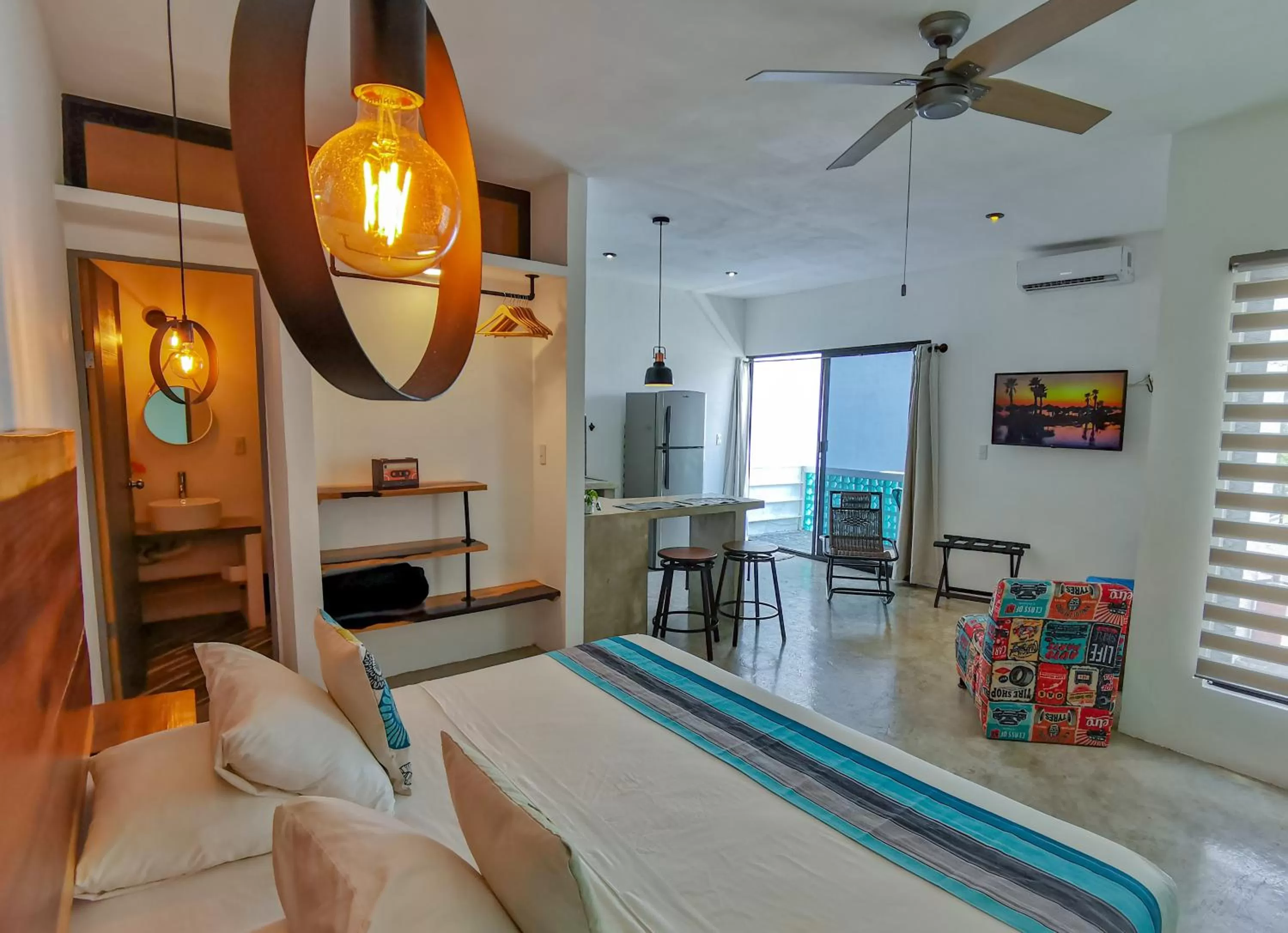 Bedroom, Seating Area in Les Suites Calle 2 by Galian