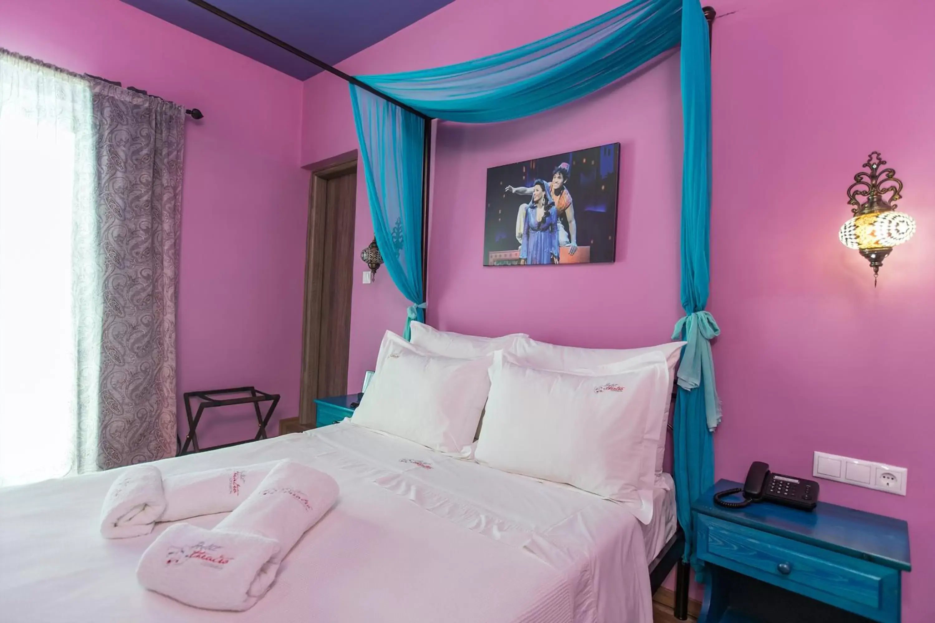 Bedroom, Bed in Theatro Hotel Odysseon