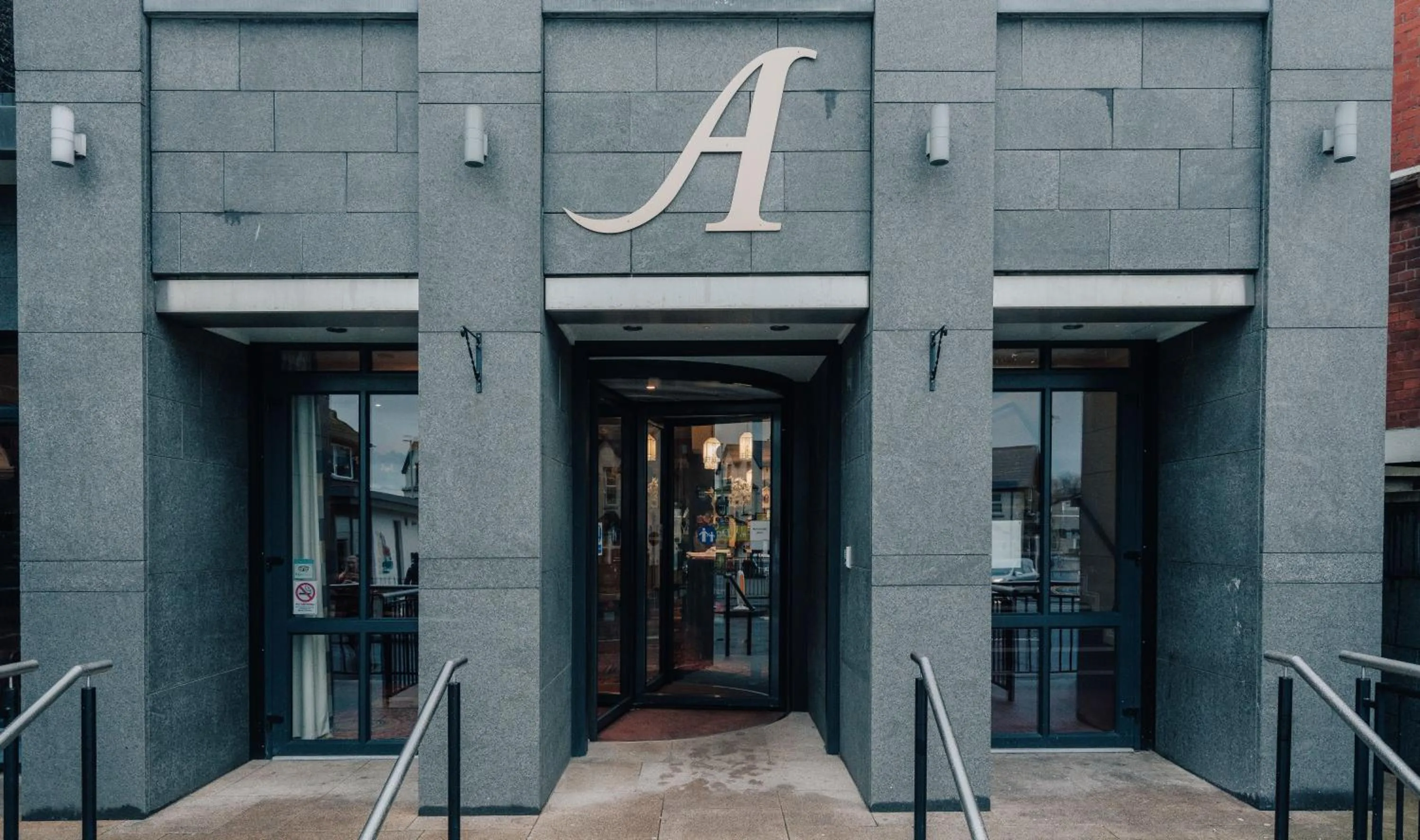 Facade/entrance in Adair Arms Hotel