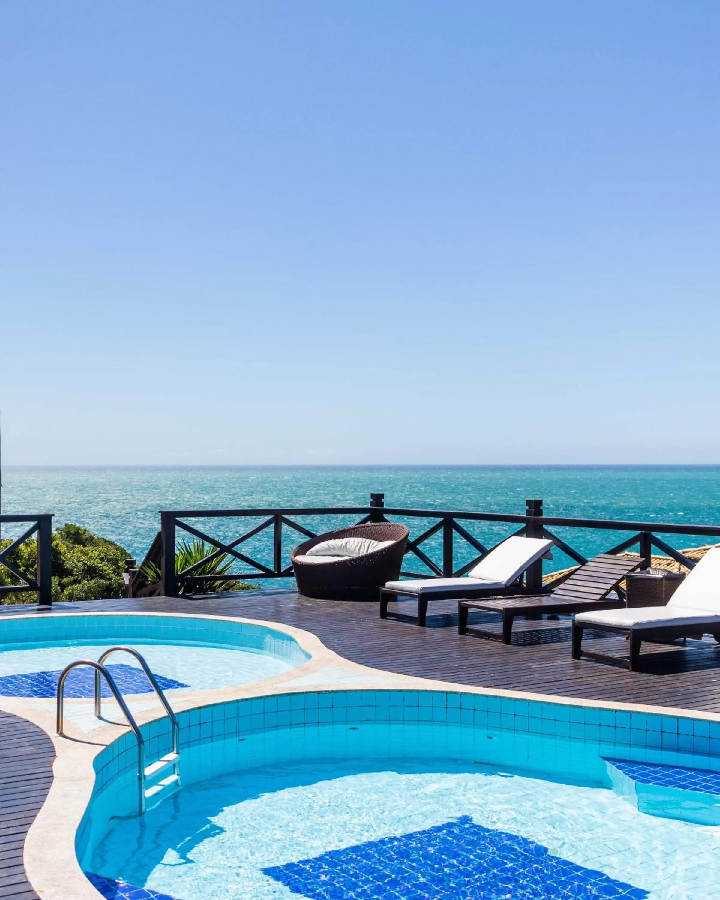 Pool view in Hotel Pousada Brava Club Pool view in Hotel Pousada Brava Club