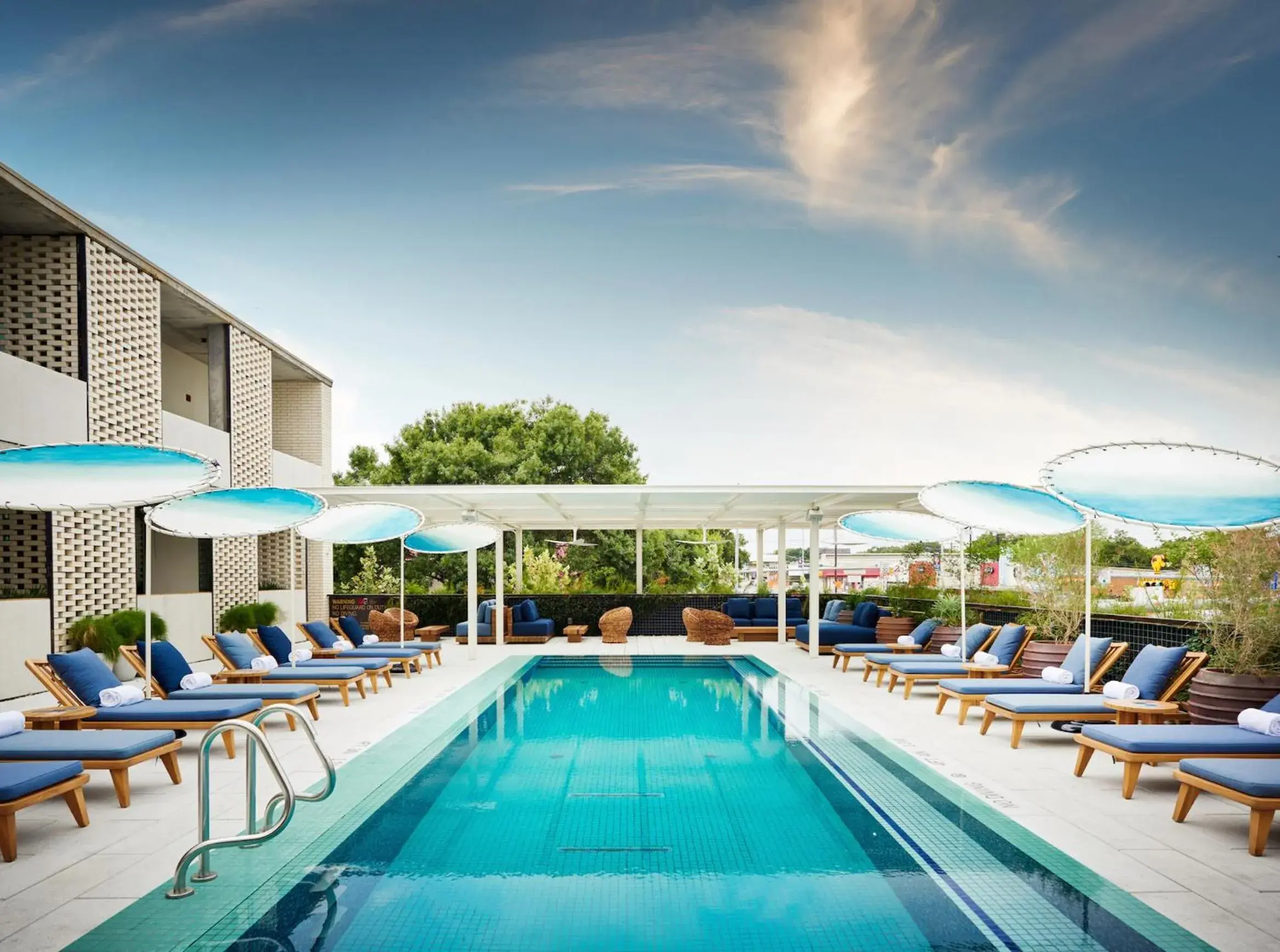 Patio, Swimming Pool in South Congress Hotel