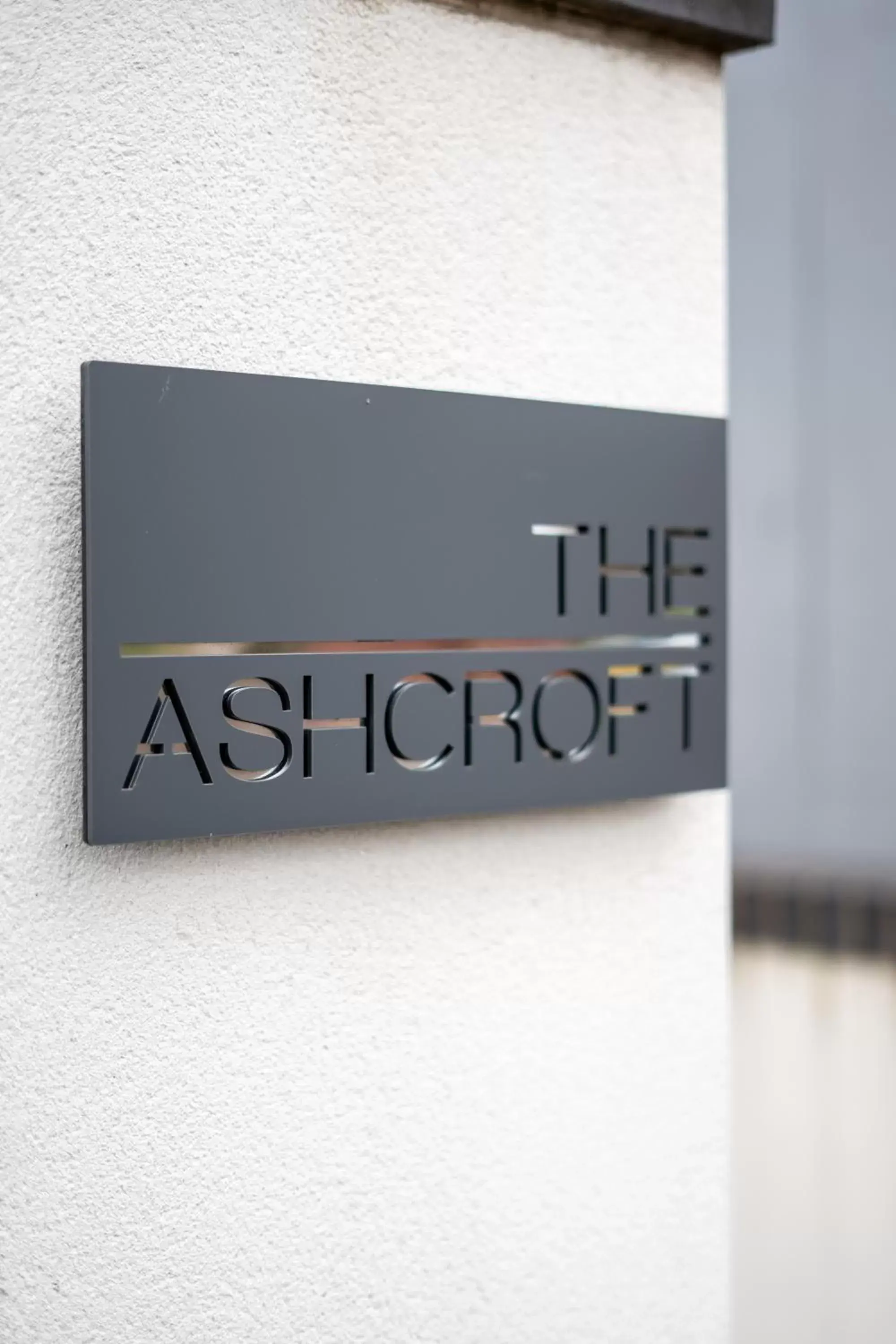 Logo/Certificate/Sign in The Ashcroft Apartments