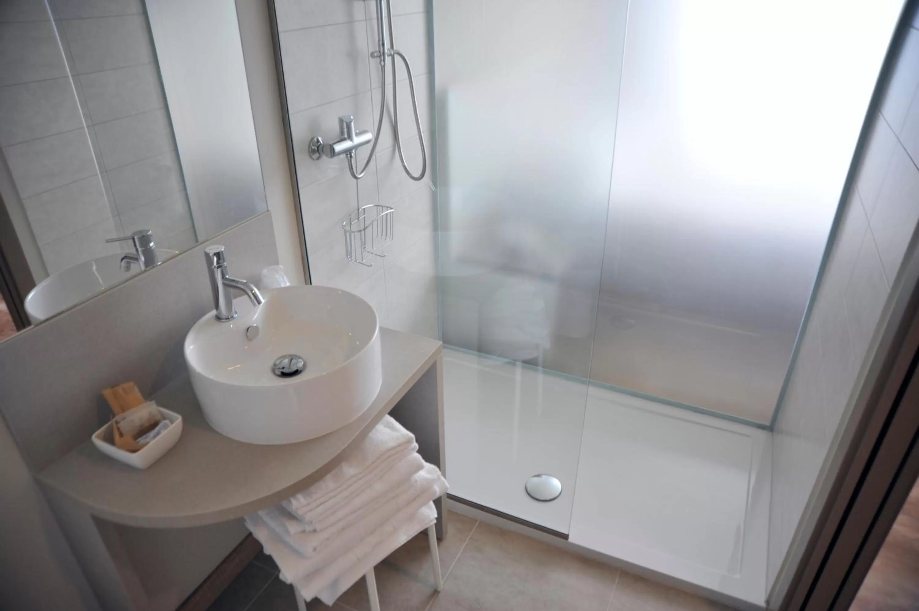 Bathroom in Stampa 1968 Hotel e Ristorante