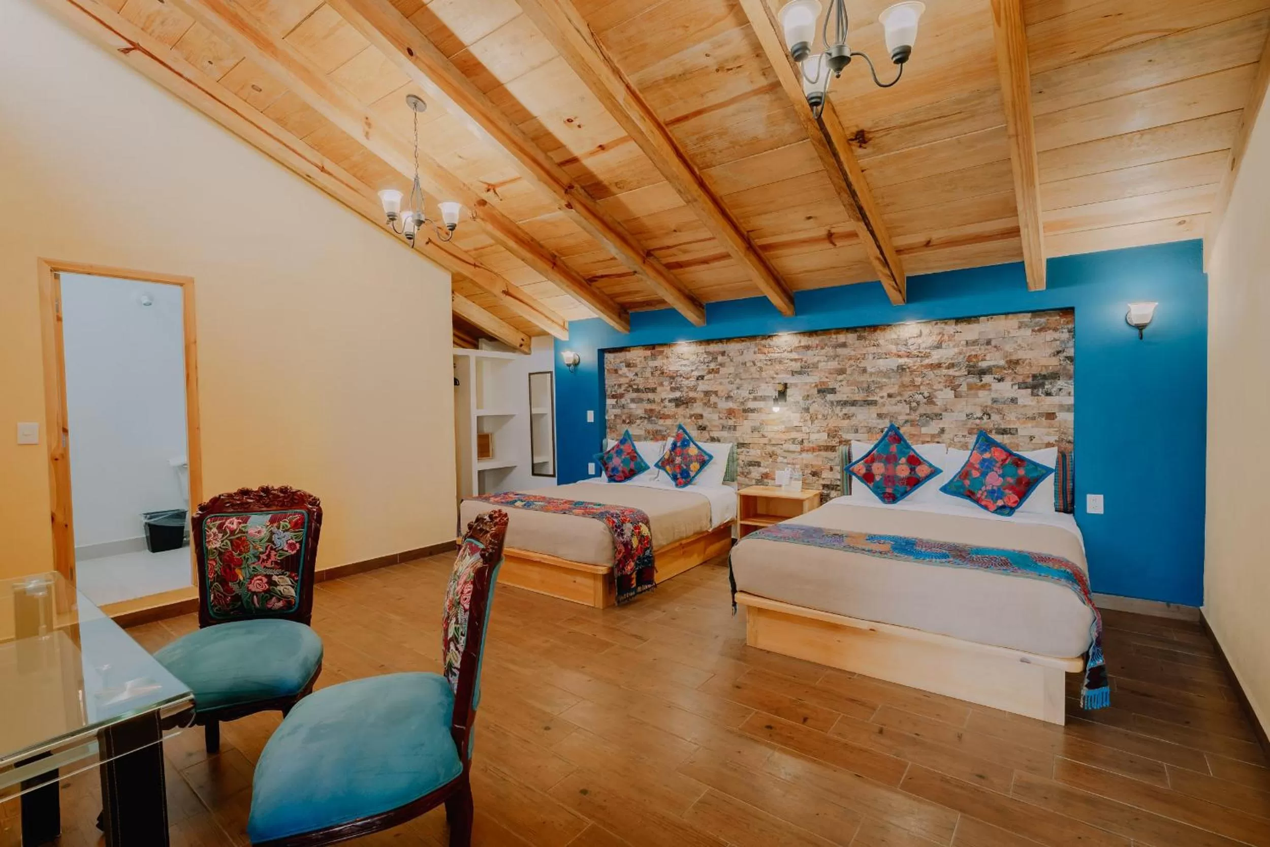 Photo of the whole room, Bed in Hotel Cielo y Selva, San Cristobal de las Casas