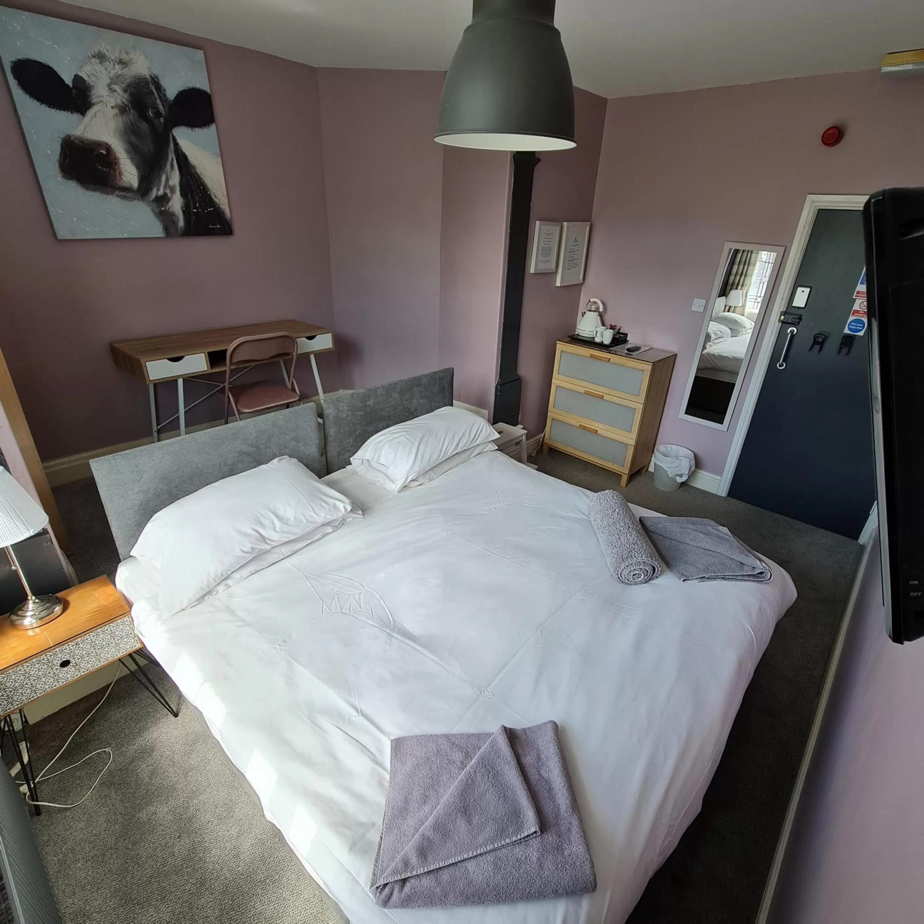 Bed in Mad O'Rourkes Pie Factory