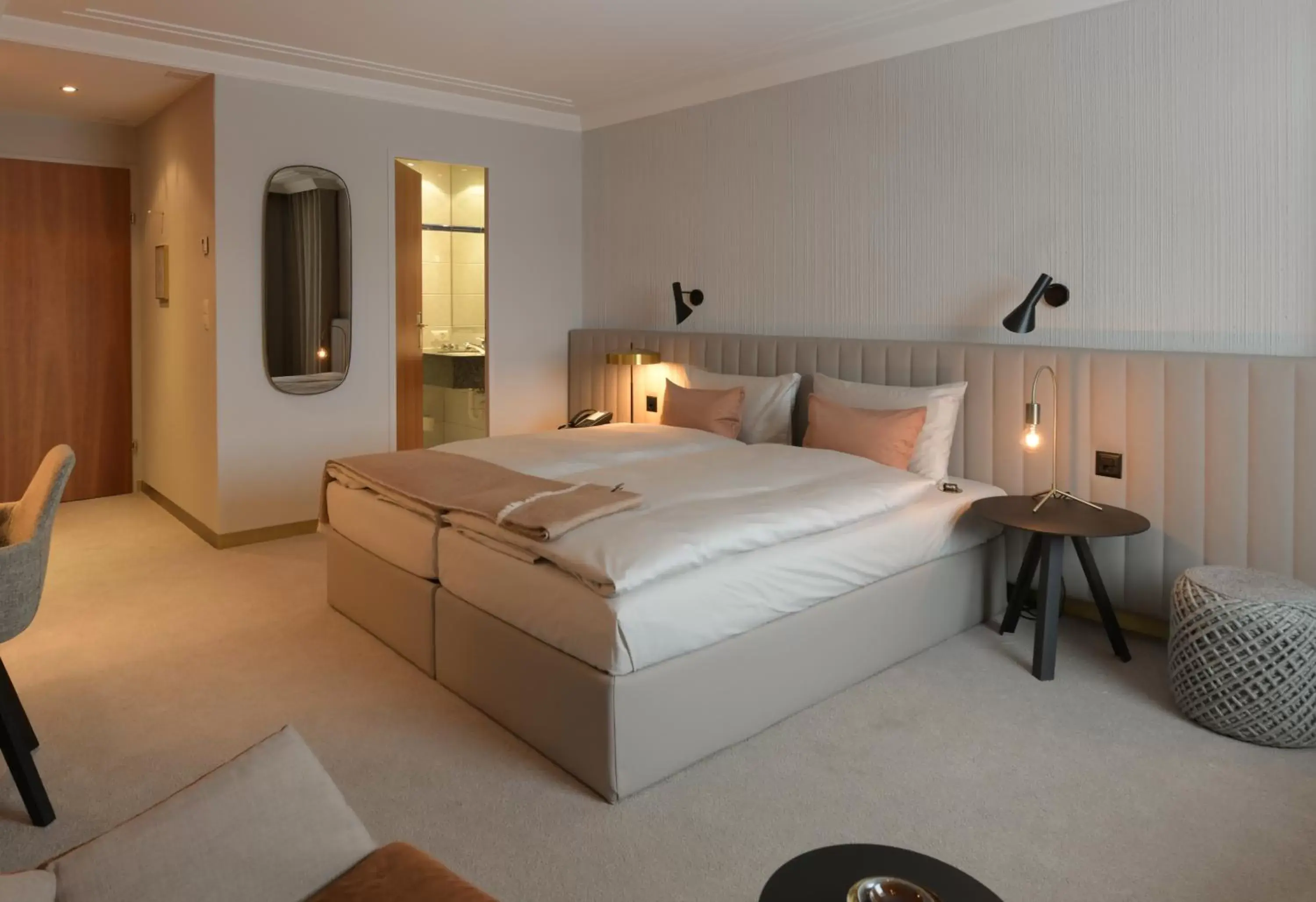 Photo of the whole room, Bed in Kongress Hotel Davos Photo of the whole room, Bed in Kongress Hotel Davos