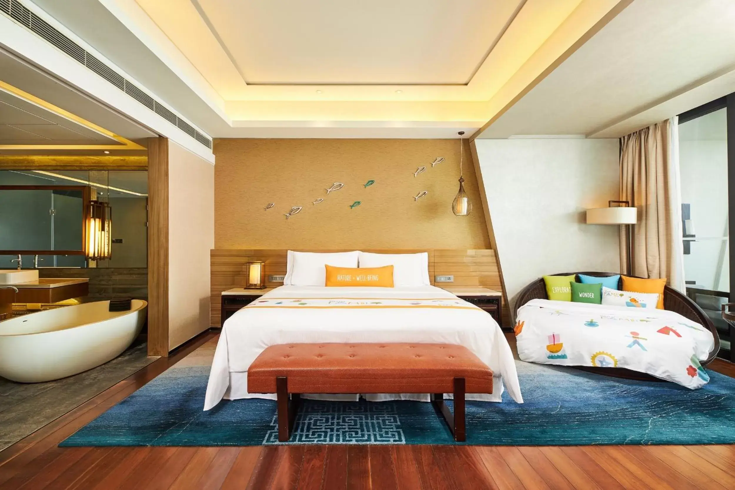 Bedroom, Bed in The Westin Sanya Haitang Bay Resort