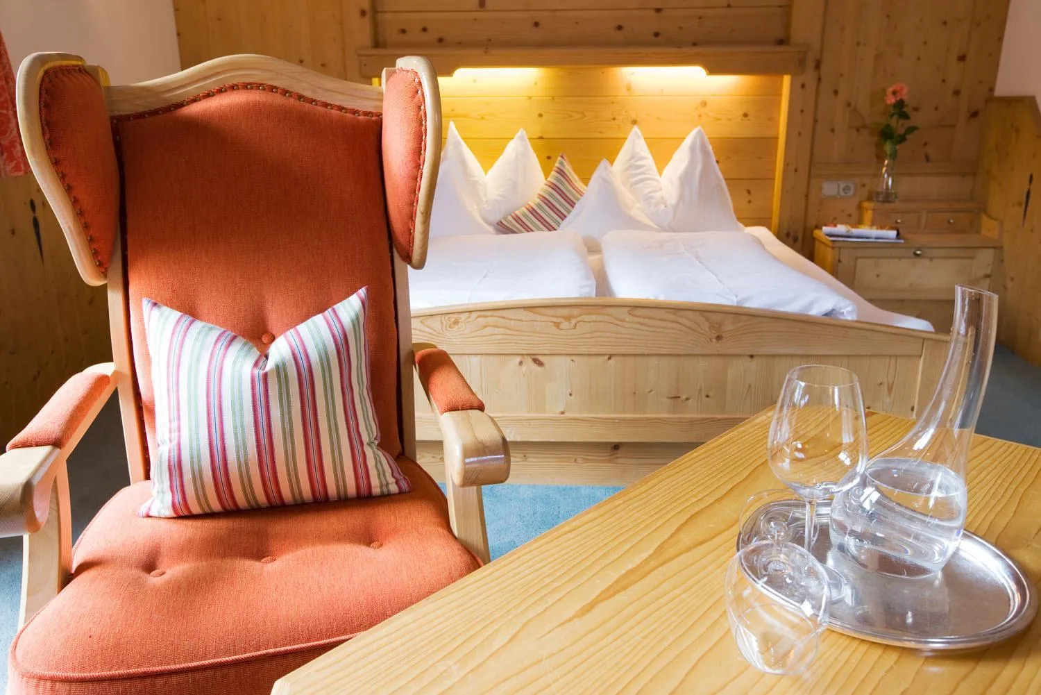 Bedroom, Bed in Geniesserhotel Minglers Sportalm 4 Sterne Superior