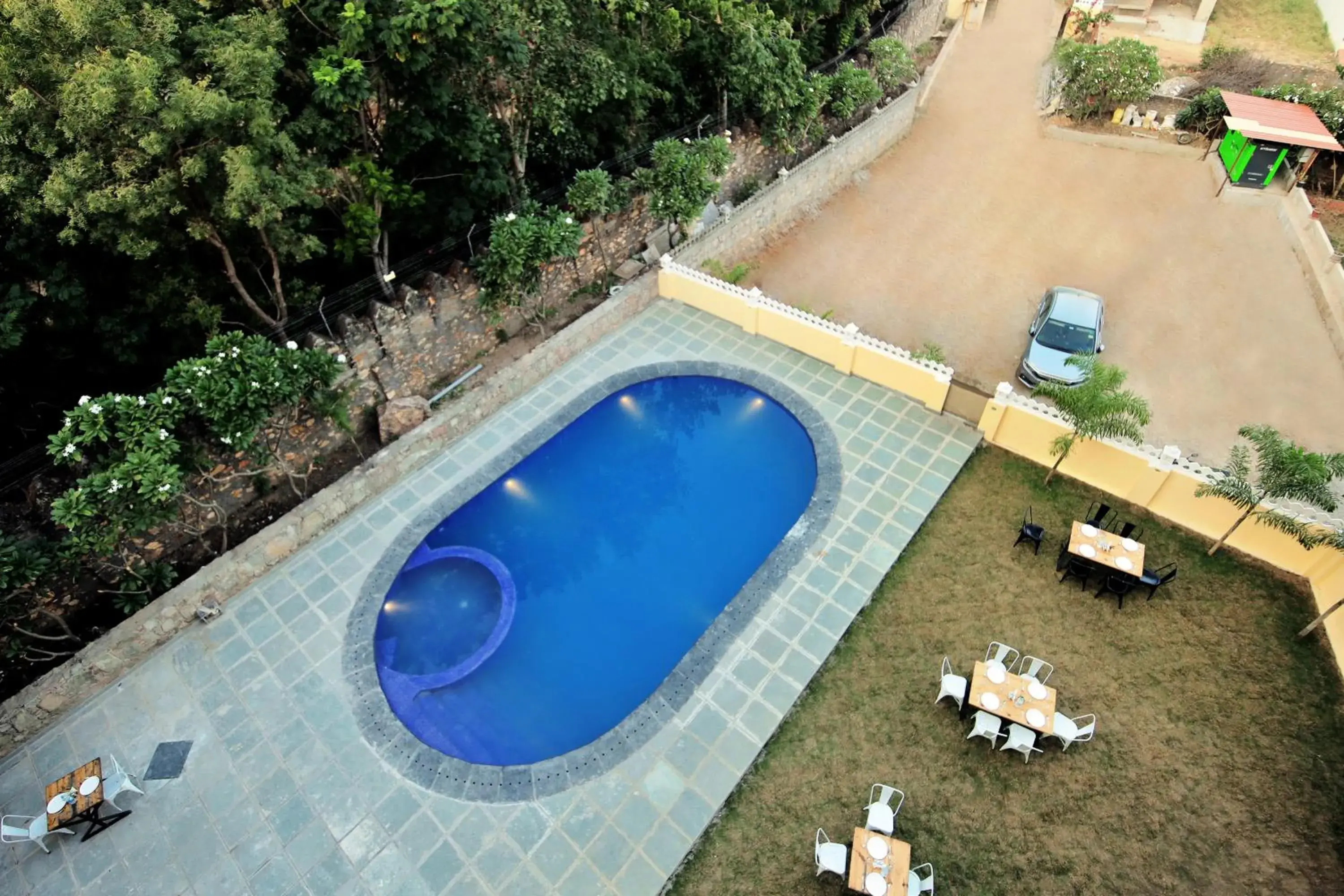 Swimming pool, Pool View in The Kanchangarh Resort