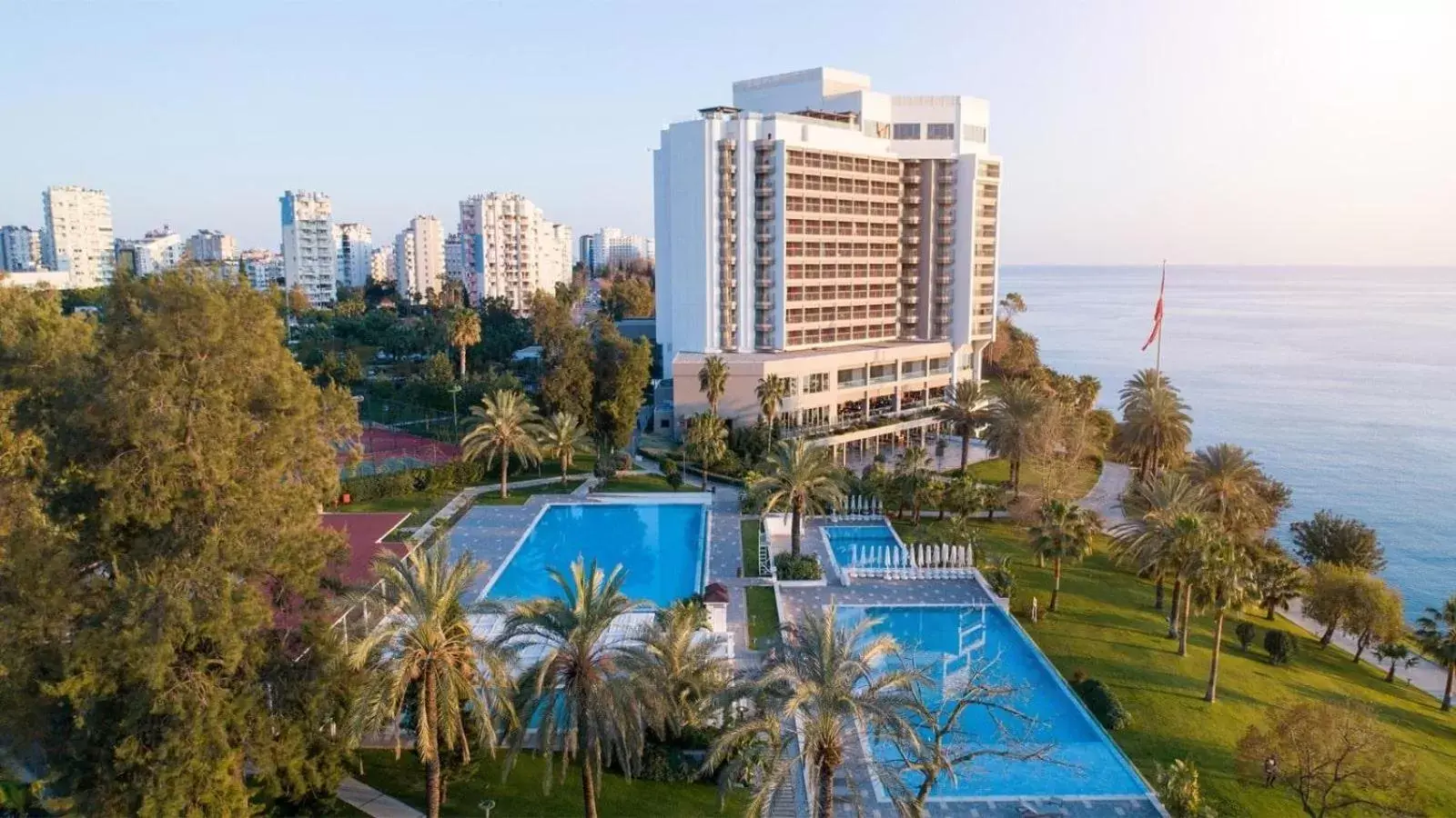 Property building, Pool View in Akra Hotel
