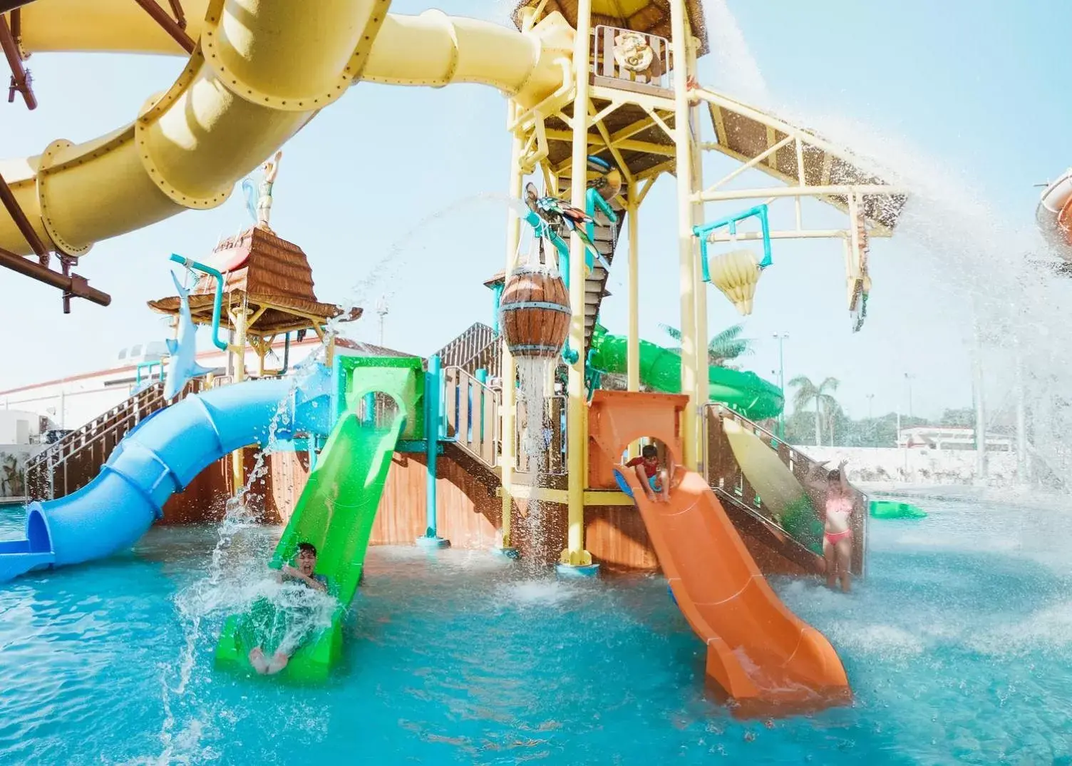 Aqua park, Water Park in Hard Rock Hotel Riviera Maya - Hacienda All Inclusive