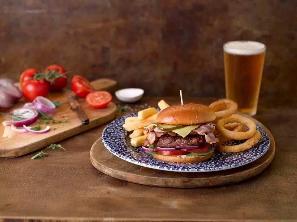 Food close-up, Food in The Crown Hotel Wetherspoon