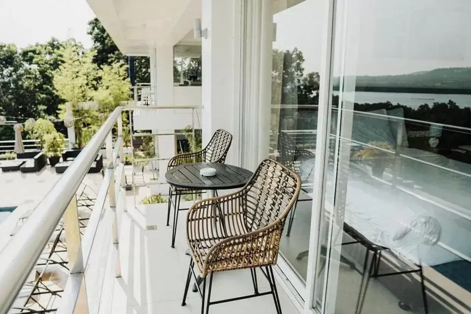 Balcony/Terrace in Ocean Suites Bohol Boutique Hotel