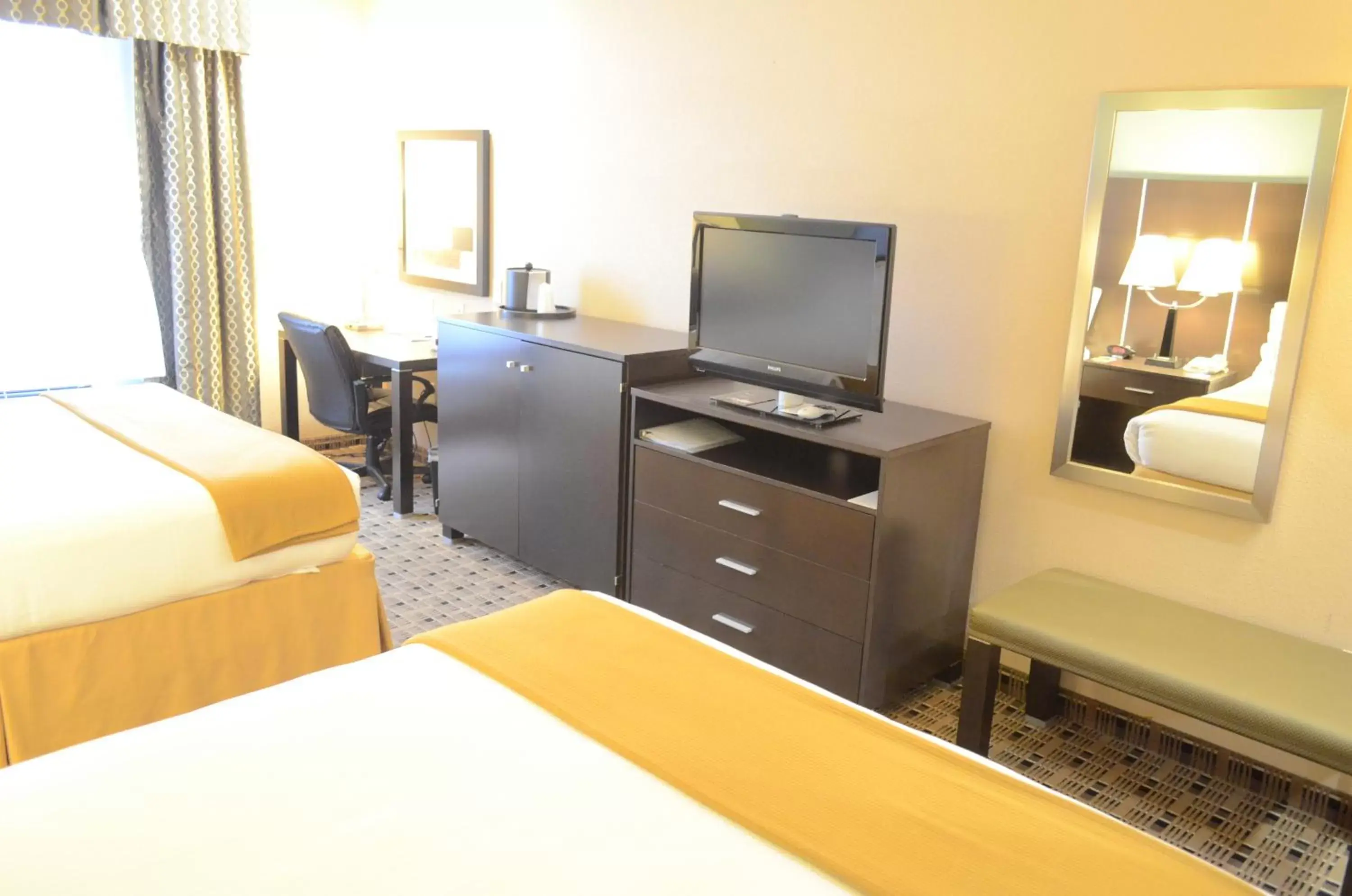 TV and multimedia, Bed in Holiday Inn Express Hotel & Suites Houston Energy Corridor - West Oaks, an IHG Hotel