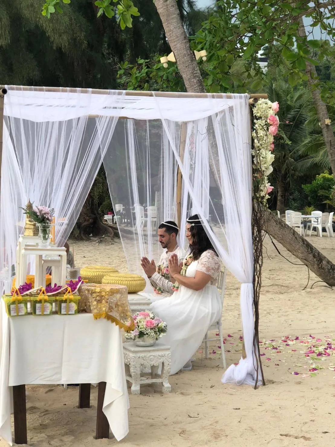 wedding in Am Samui Resort Taling Ngam