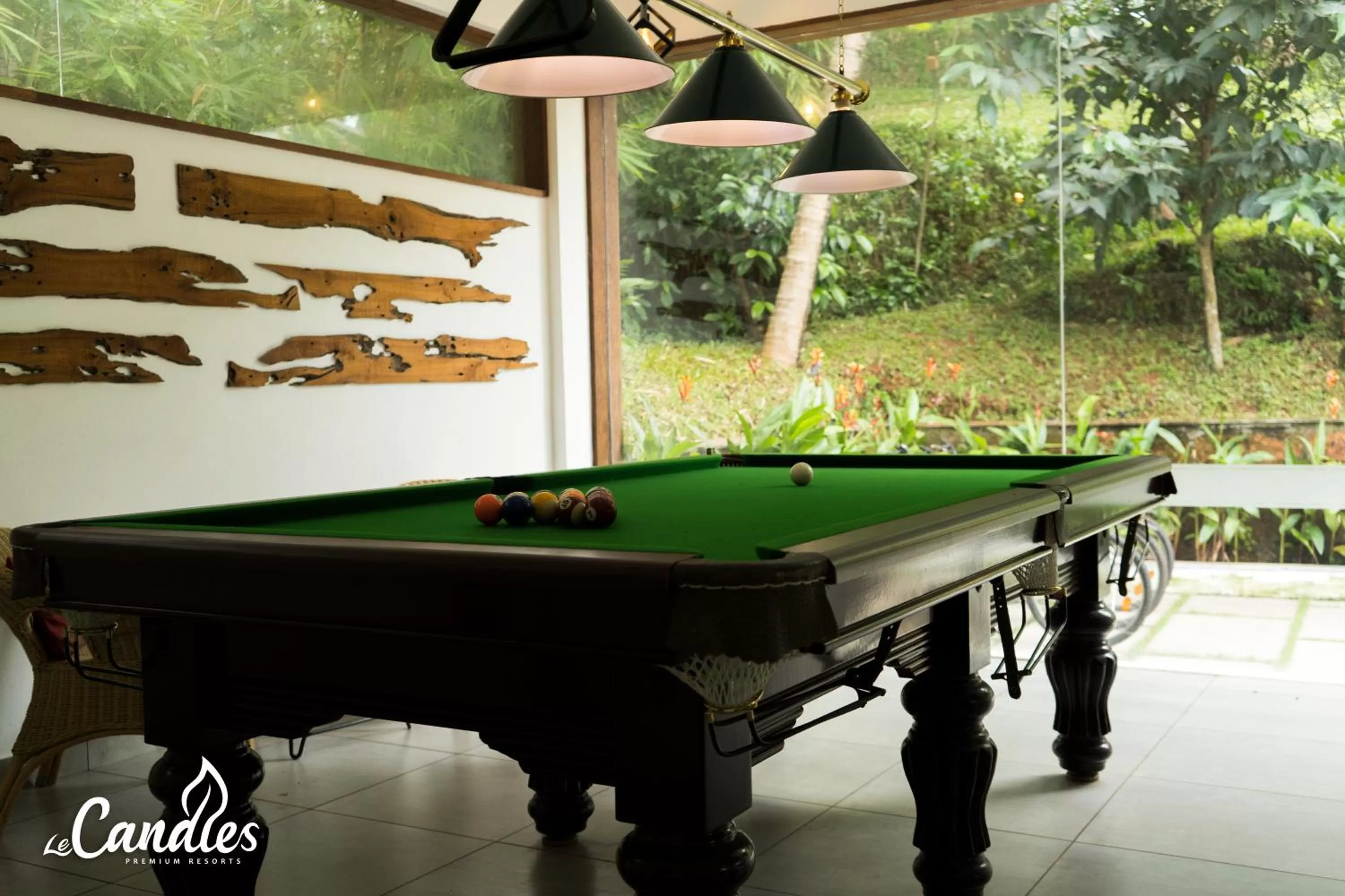Billiard in Le Candles Resort
