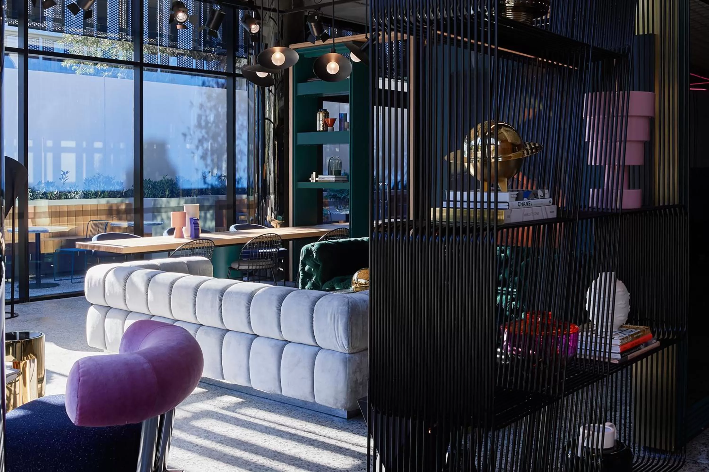 Communal lounge/ TV room in Tribe Perth Kings Park