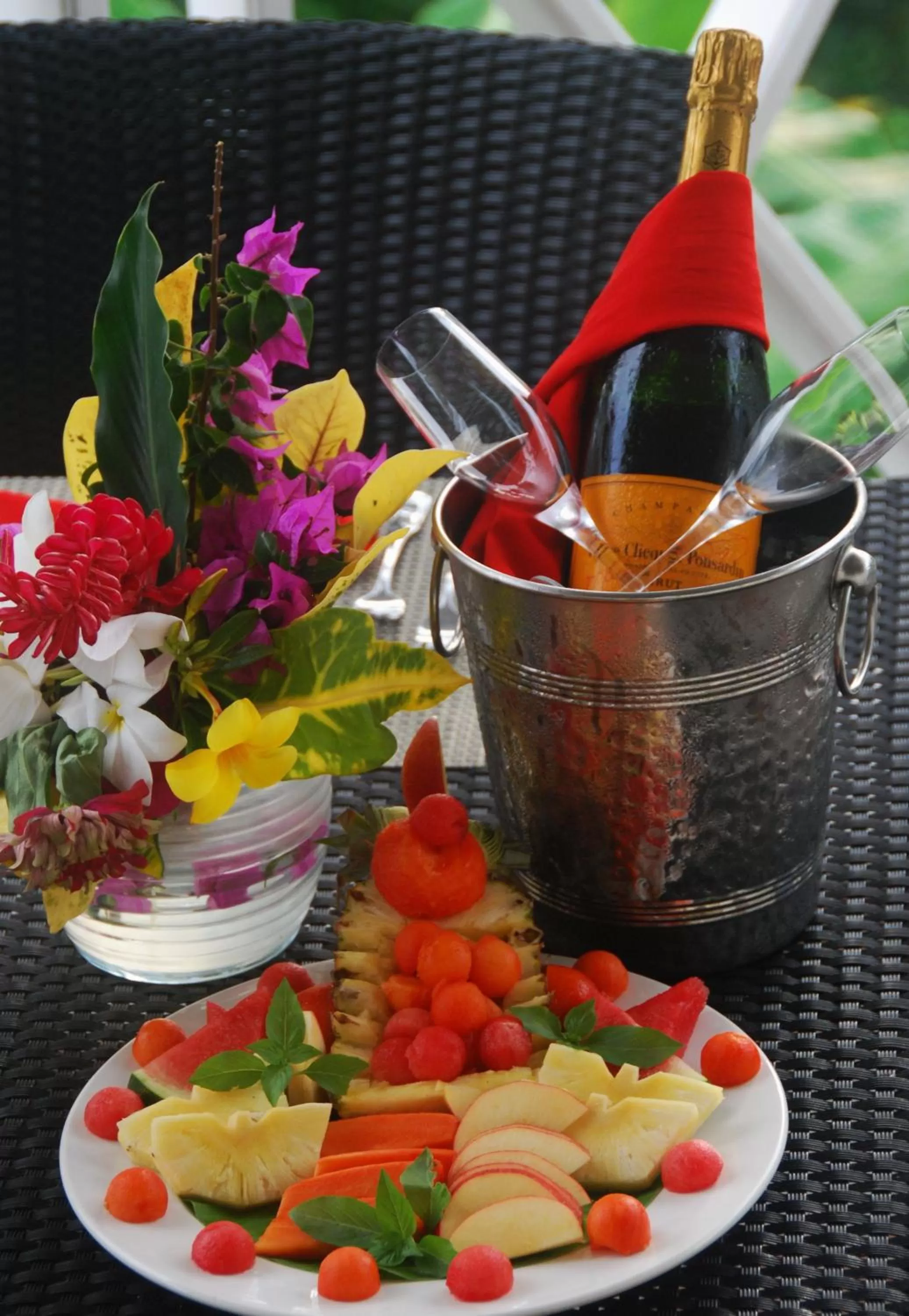 Food close-up in Half Moon Blue Hotel