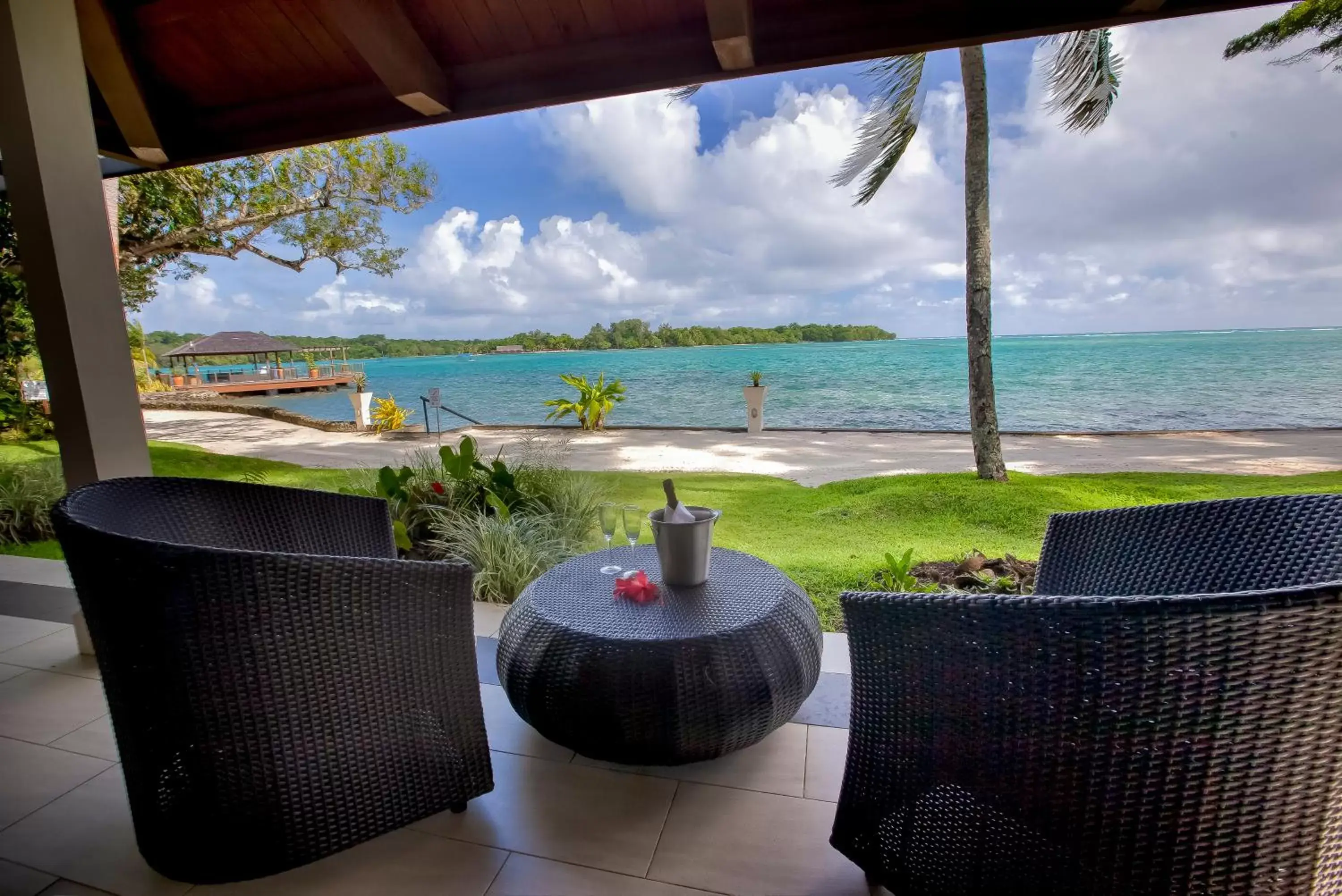 Sea view in Warwick Le Lagon Resort & Spa, Vanuatu Sea view in Warwick Le Lagon Resort & Spa, Vanuatu