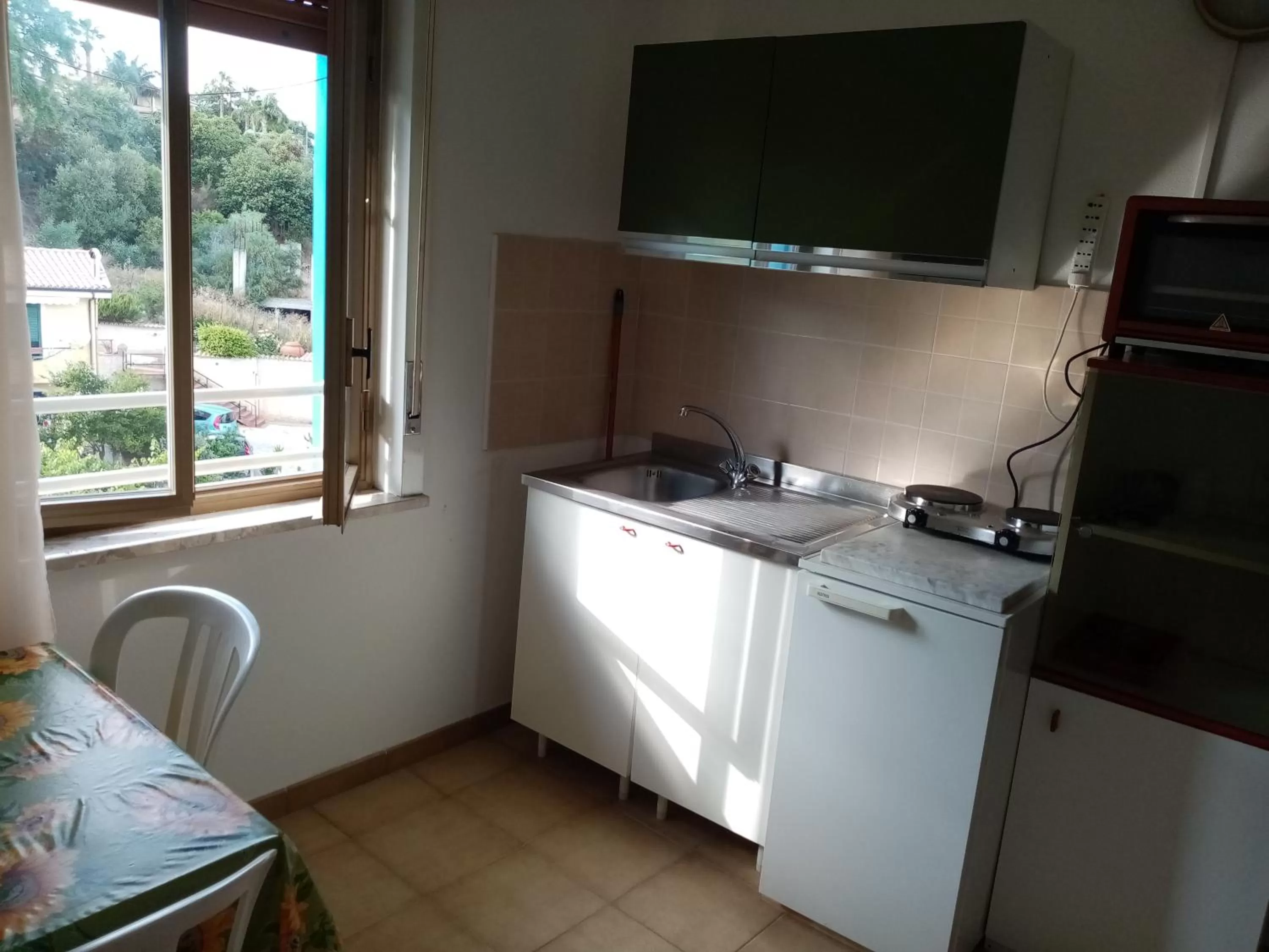 Kitchen or kitchenette in Hotel Conca d'Oro