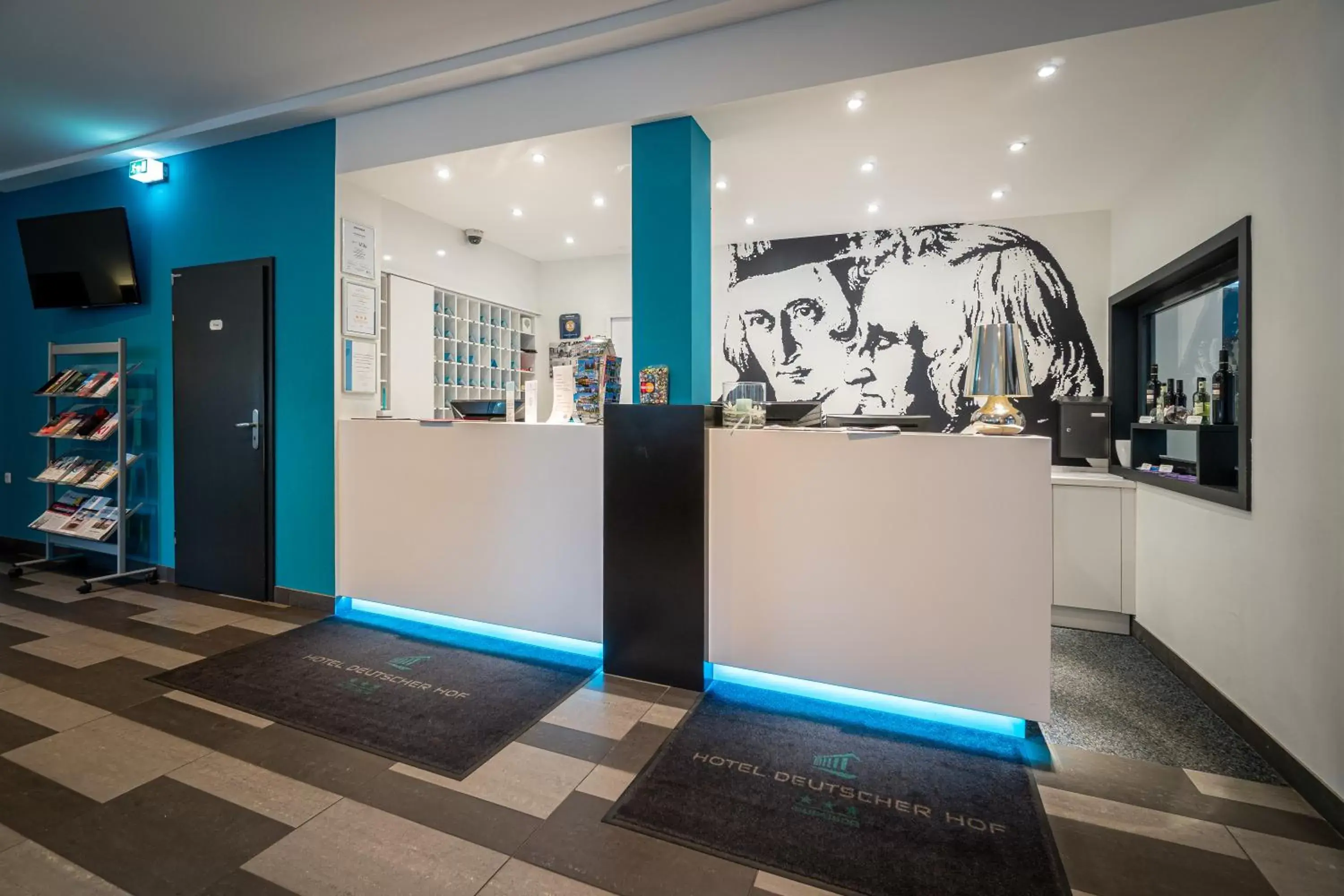 Lobby or reception in Hotel Deutscher Hof Lobby or reception in Hotel Deutscher Hof