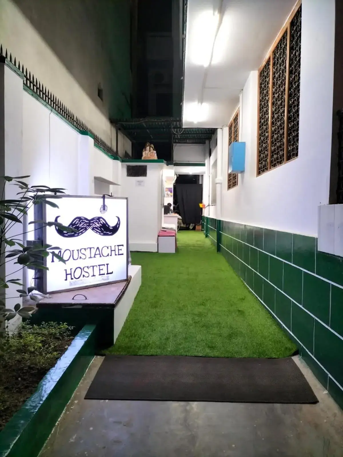 Property building in Moustache Hostel Varanasi